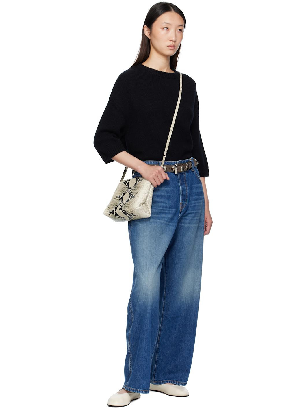 Taupe Benny Stud Belt - 2