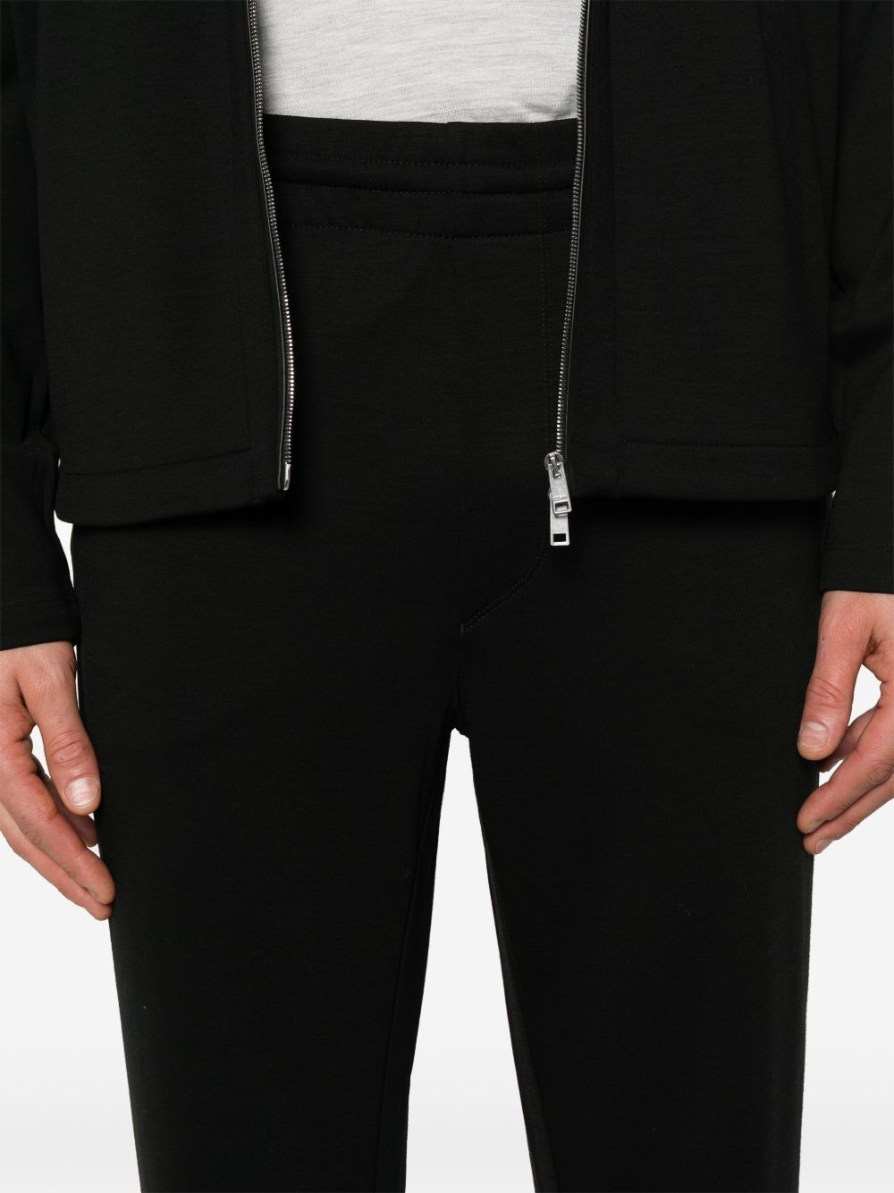 wool track trousers - 5