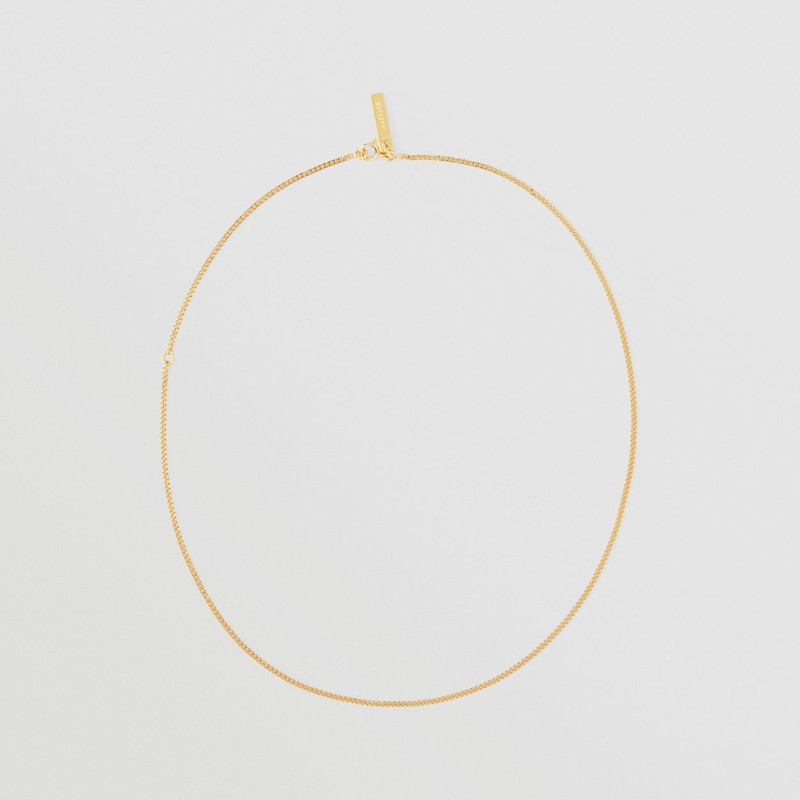 Gold-plated Chain-link Necklace 1