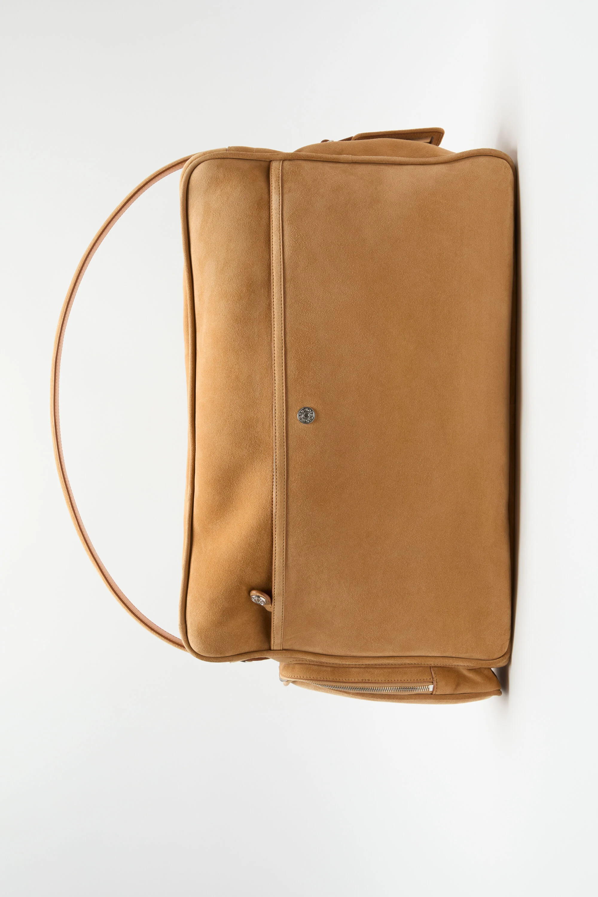 Camero Hotel suede shoulder bag - Sesame beige - 2