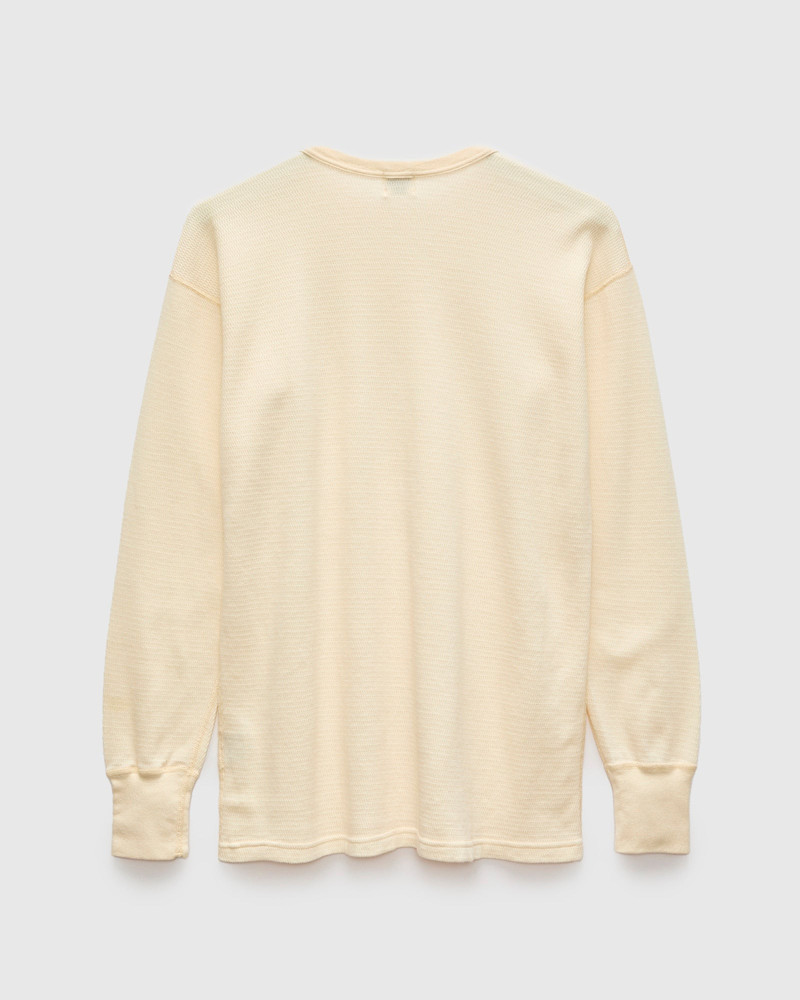 Warehouse & Co. Long Sleeve Thermal Tee in Natural Kinari outlook