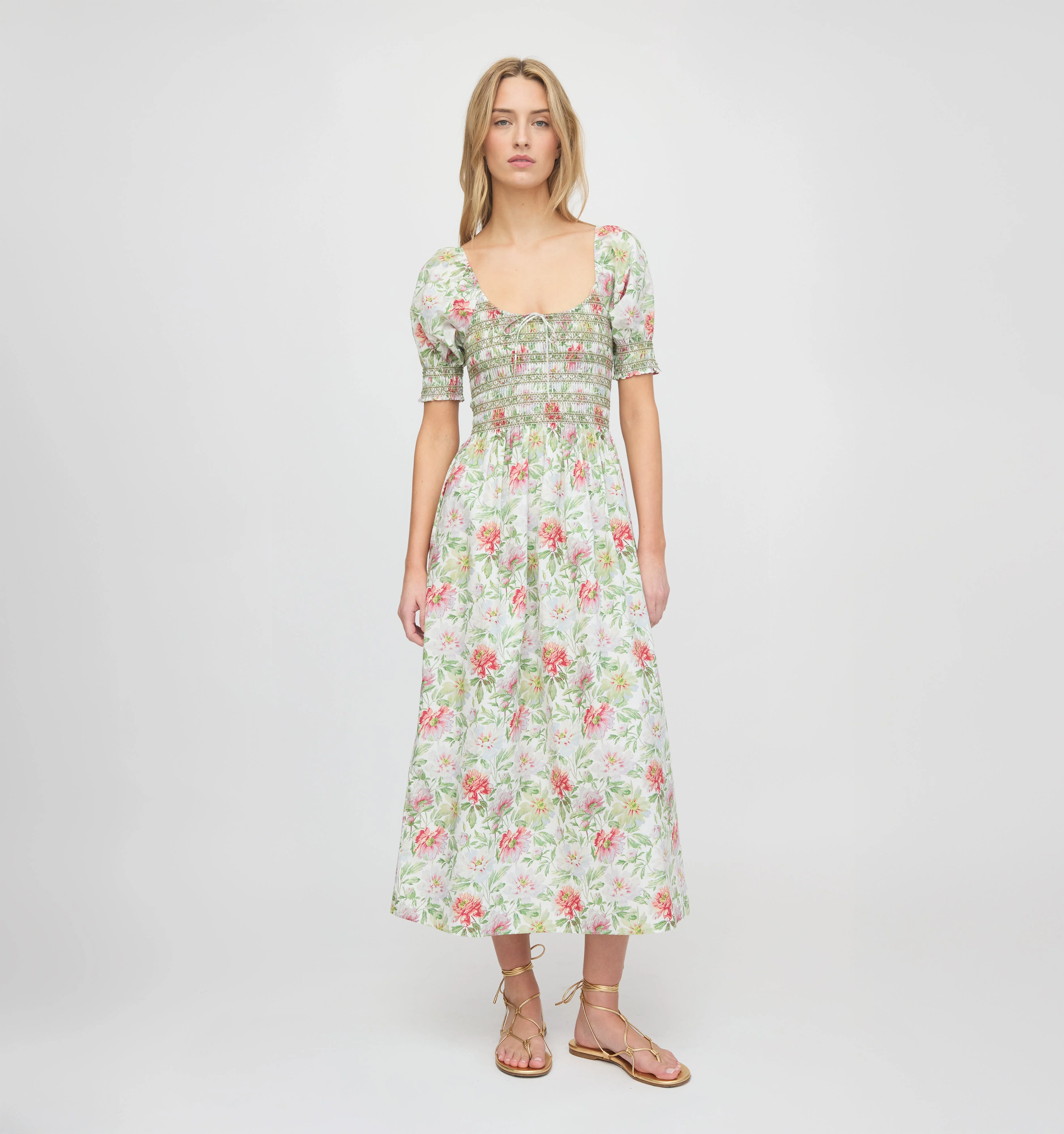 The Madeline Nap Dress - Peony Chintz - 1