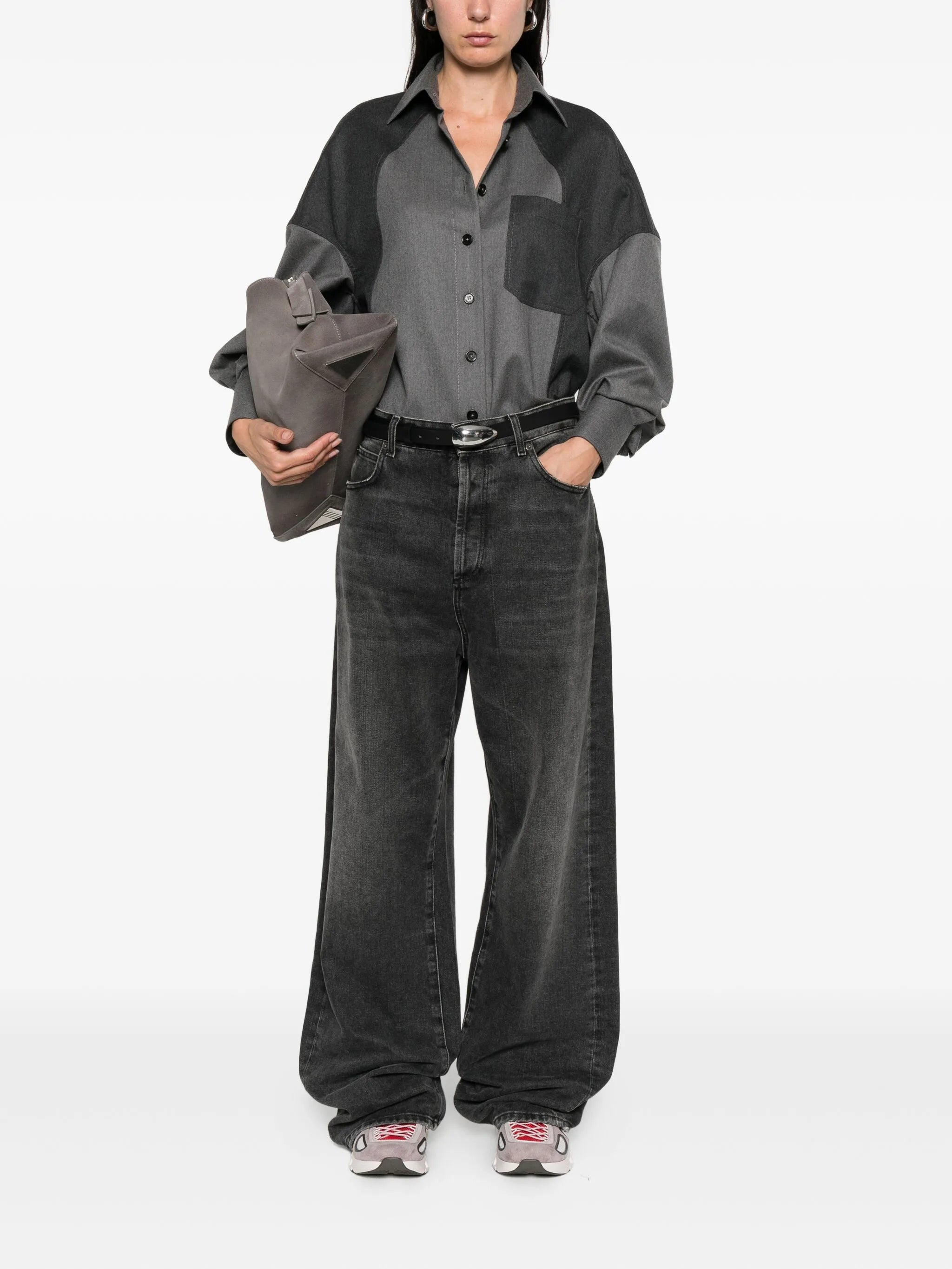 Stella Mccartney Panelled Button-up Shirt - 4