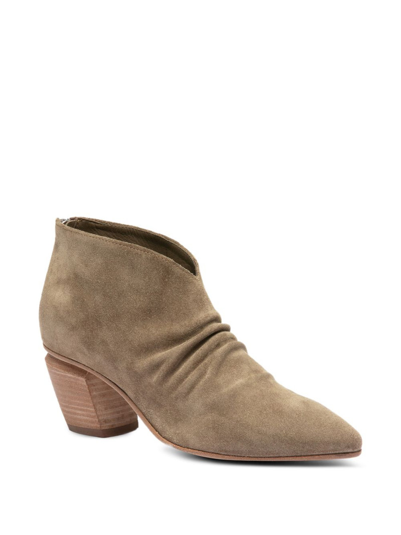 OFFICINE CREATIVE Severine 028 pointed-toe ruched boots outlook