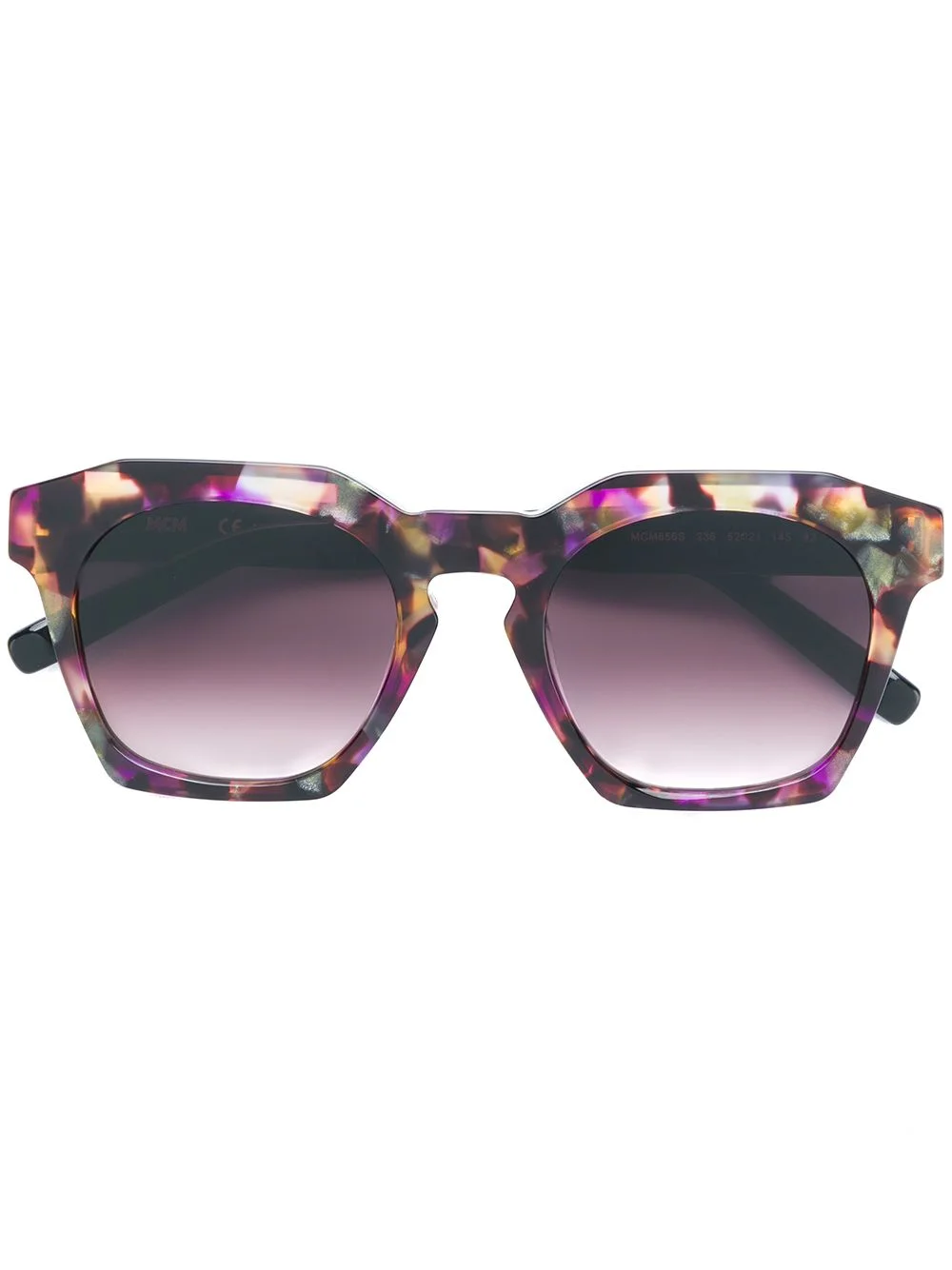 tinted squared sunglasses - 1