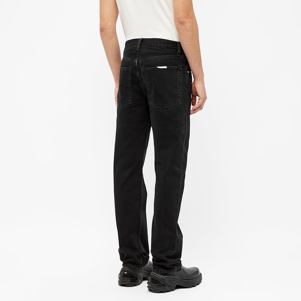 Helmut Lang Embroidered Logo Washed Jean - 6