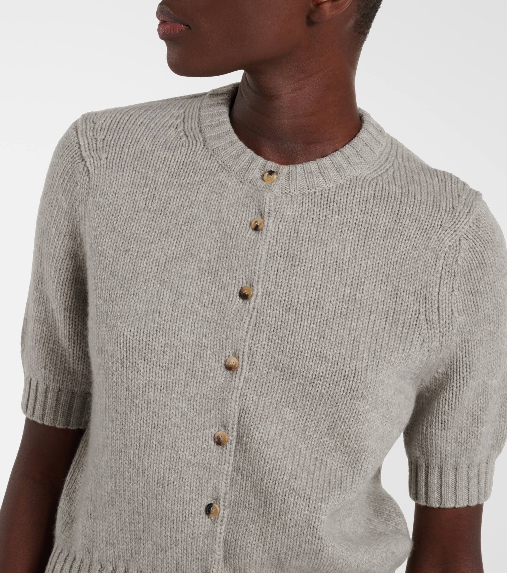 Nora cashmere-blend cardigan - 4