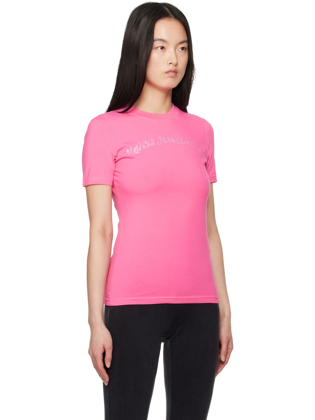 Pink Screen-Printed T-shirt - 2