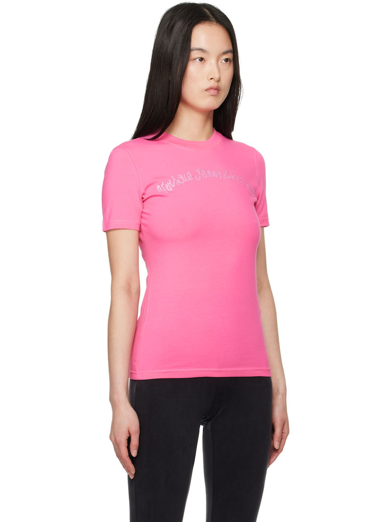 Pink Screen-Printed T-shirt 2