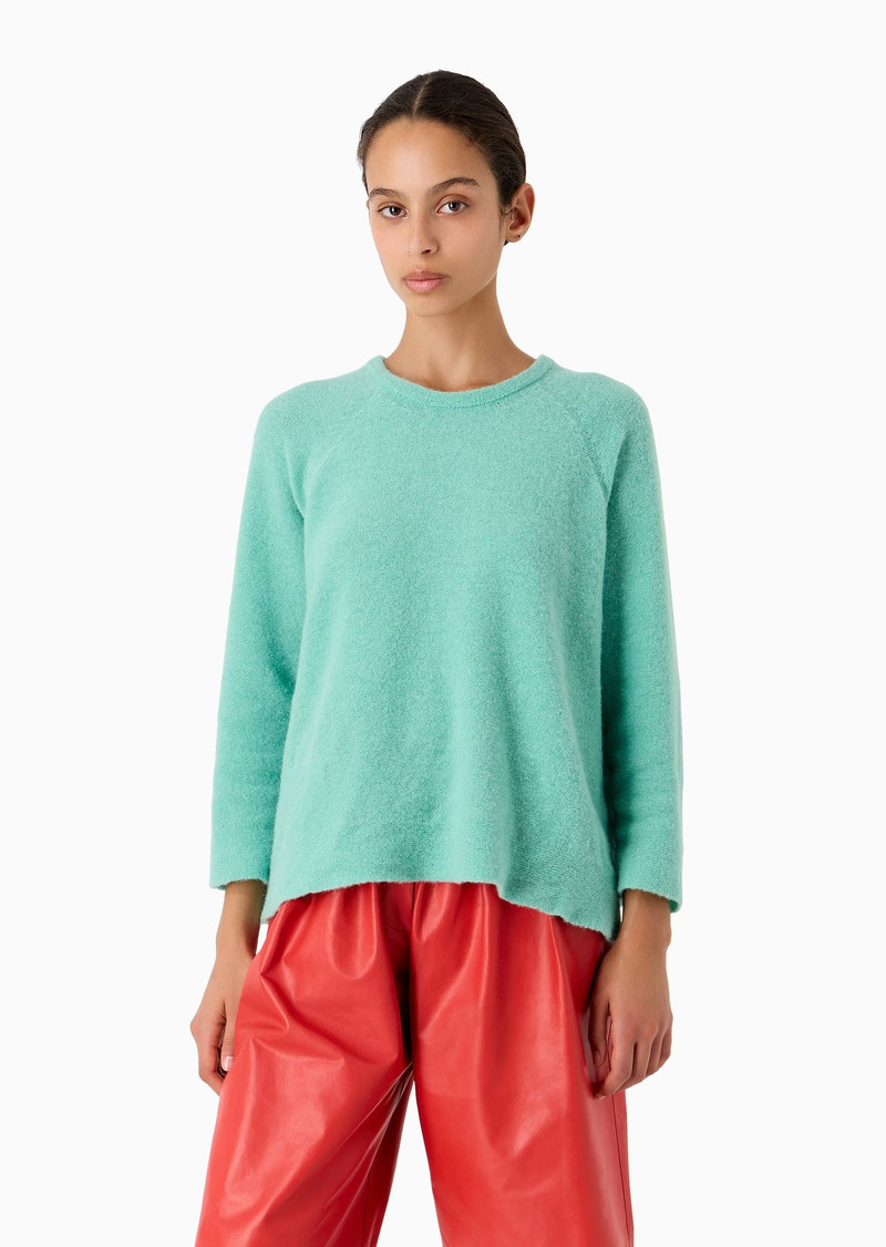 Seamless jumper in a wool-alpaca blend 2