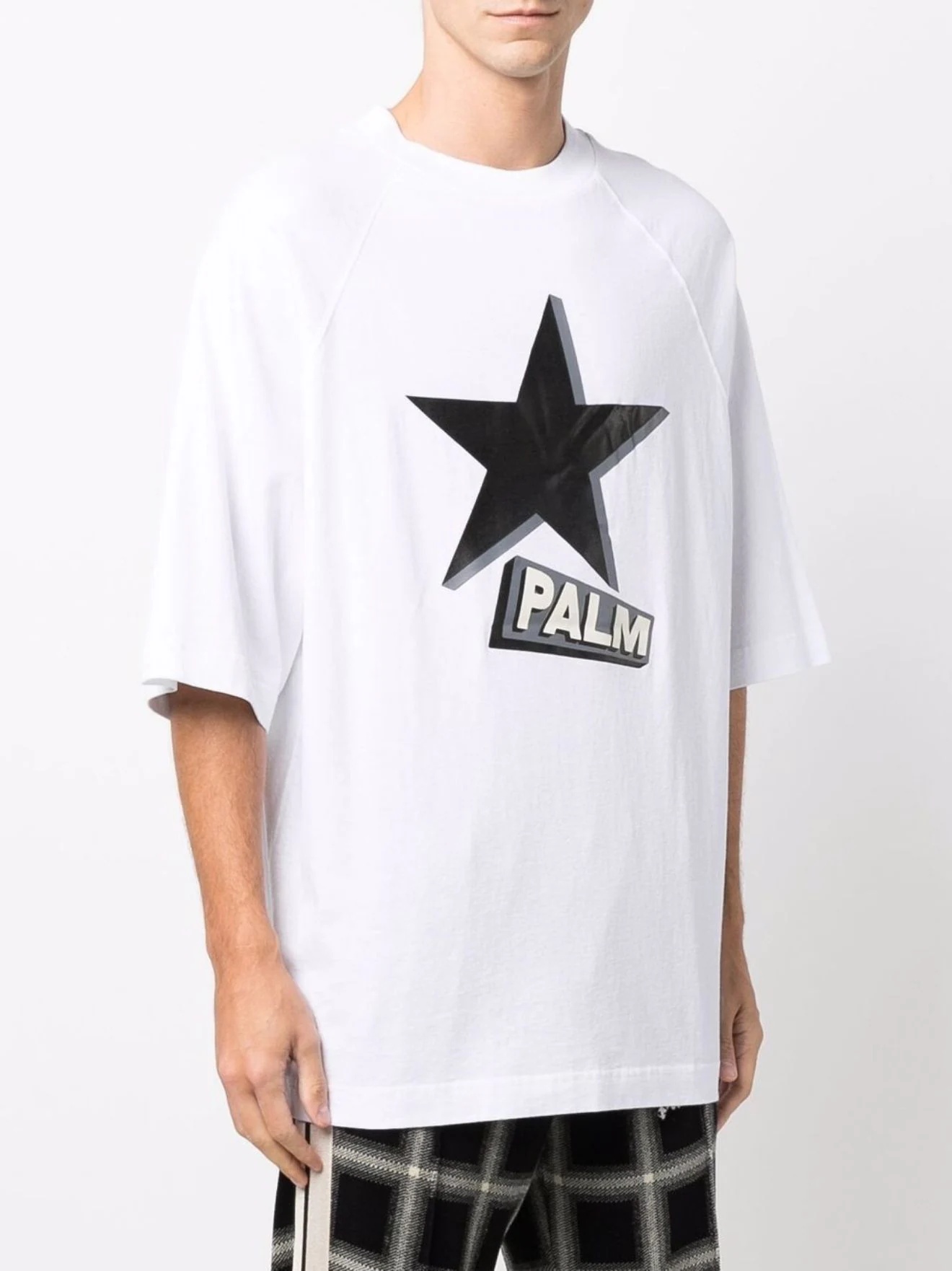 star logo-print raglan-sleeve T-shirt - 3