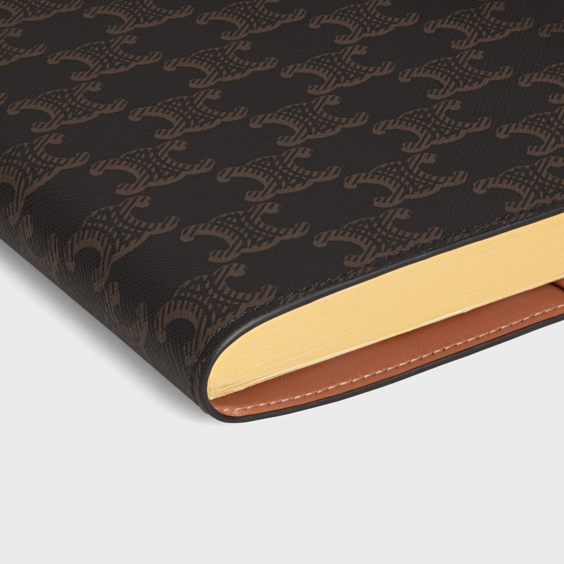 MEDIUM NOTEBOOK COVER IN TRIOMPHE CANVAS AND CALFSKIN 6