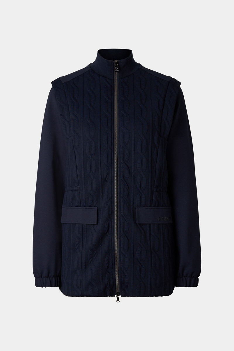 Katalina Jersey Jacket in Navy 1