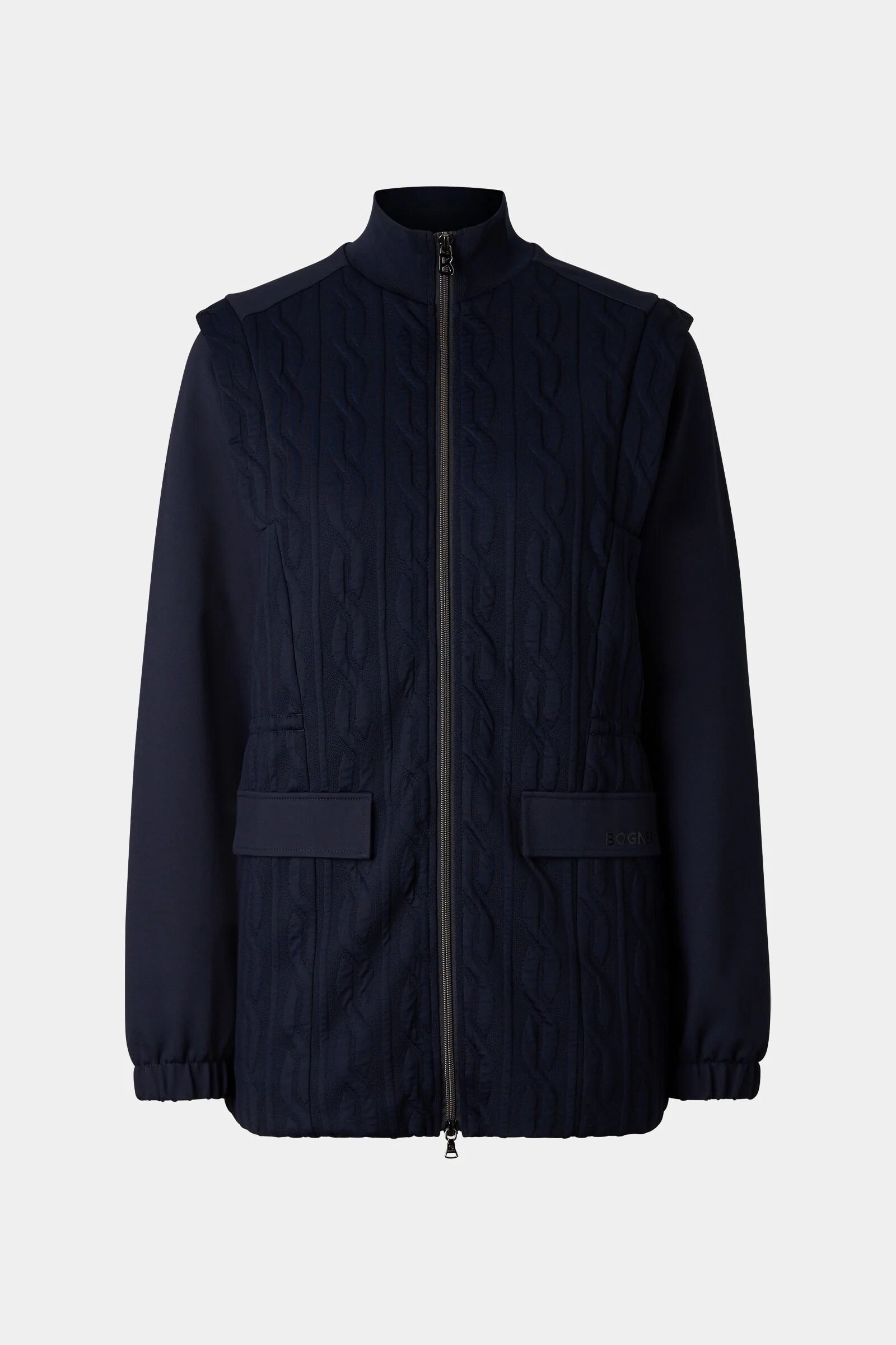 Katalina Jersey Jacket in Navy - 1