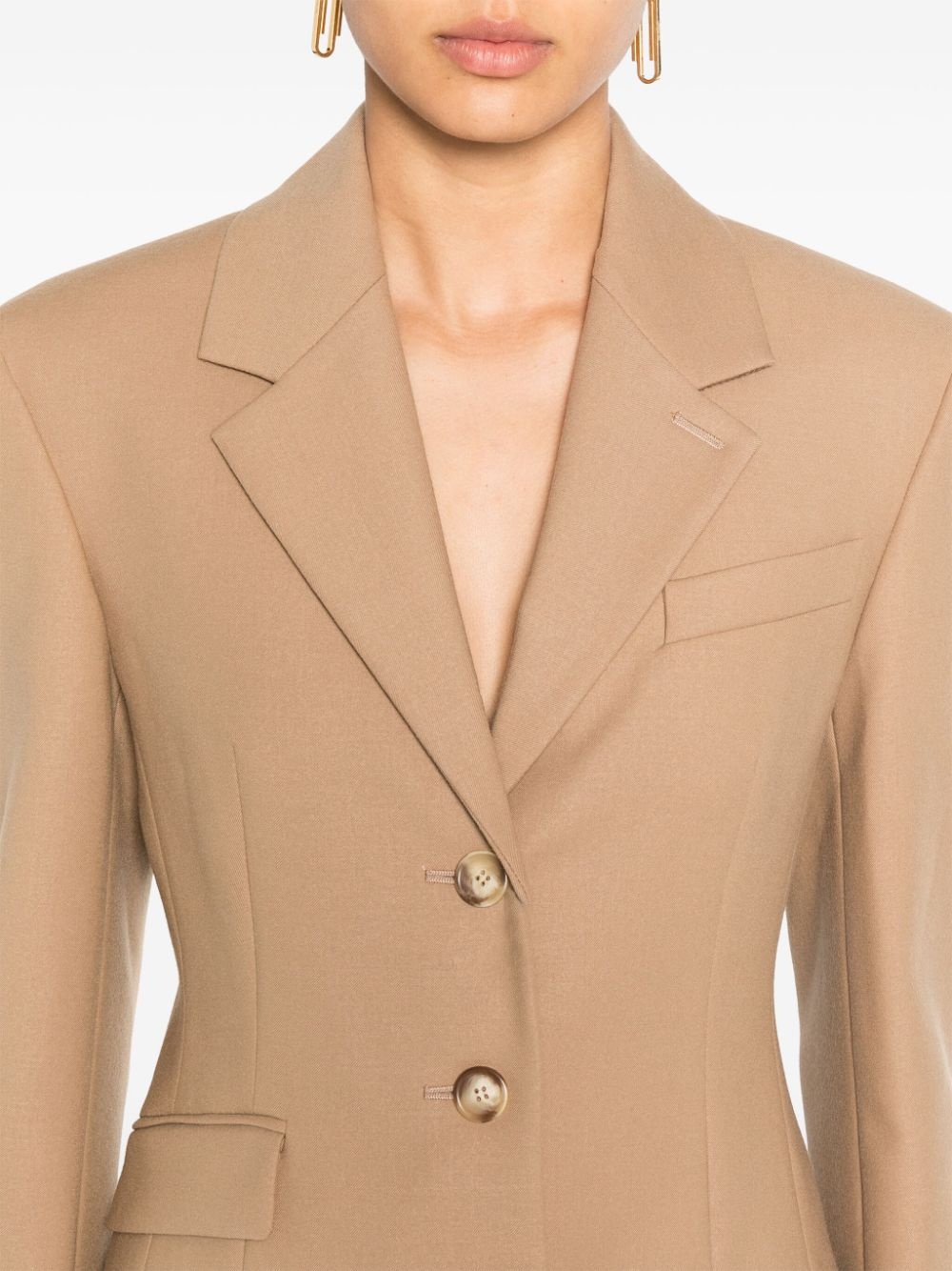 ジャケット SPORTMAX WOOL SINGLE-BREASTED JACKET Sportmax Wool single-breasted jacket | tessabit | REVERSIBLE
