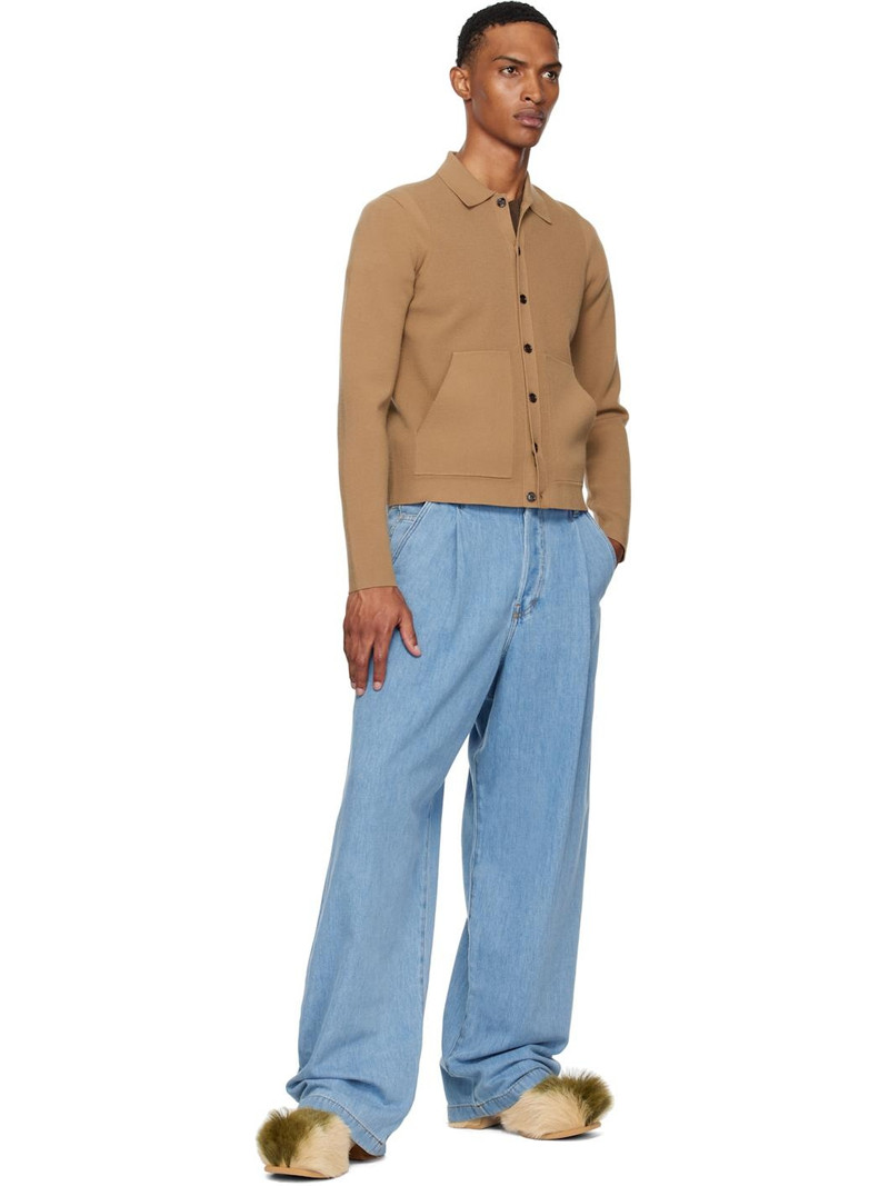 Dries Van Noten Khaki Platform Clogs outlook