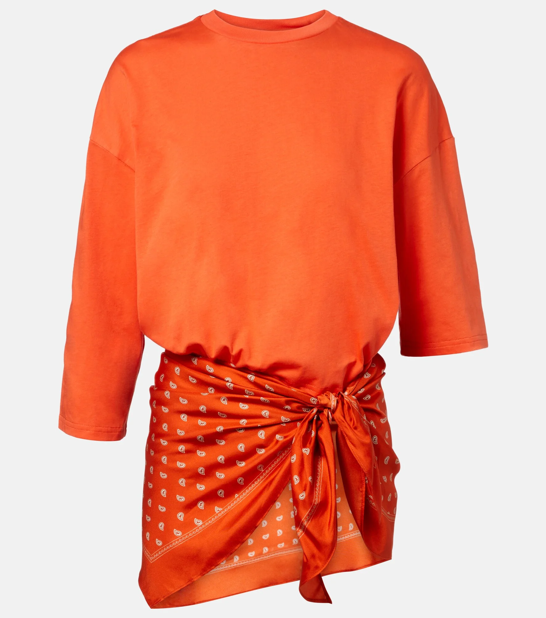 Bandana cotton beach cover-up - 1