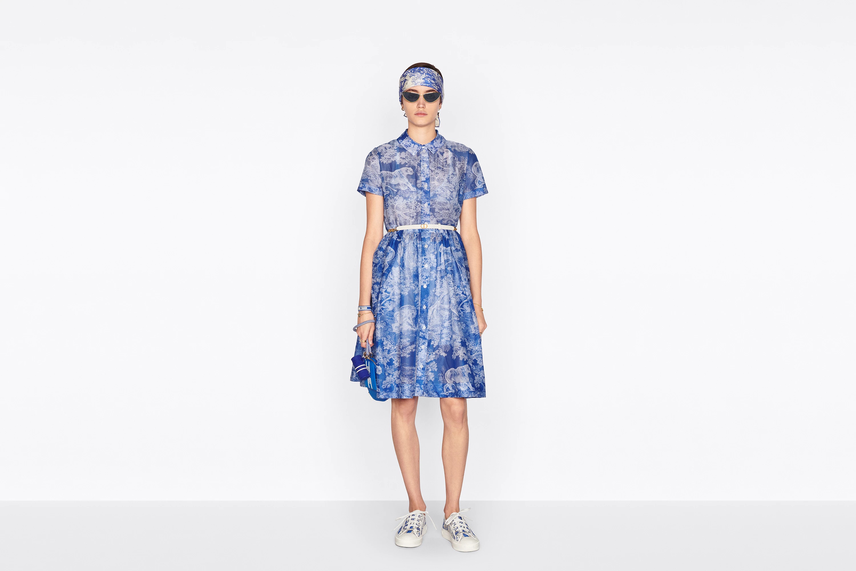 Dioriviera Mid-Length Shirt Dress - 4