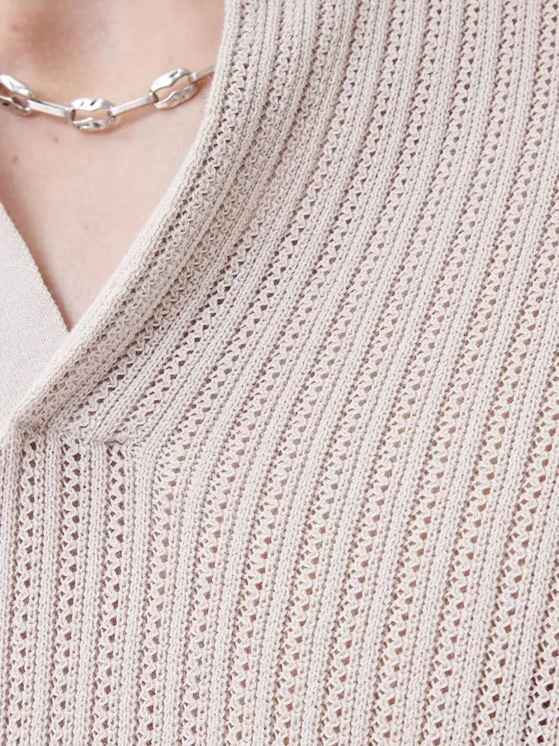 ribbed polo-neck sweater 5