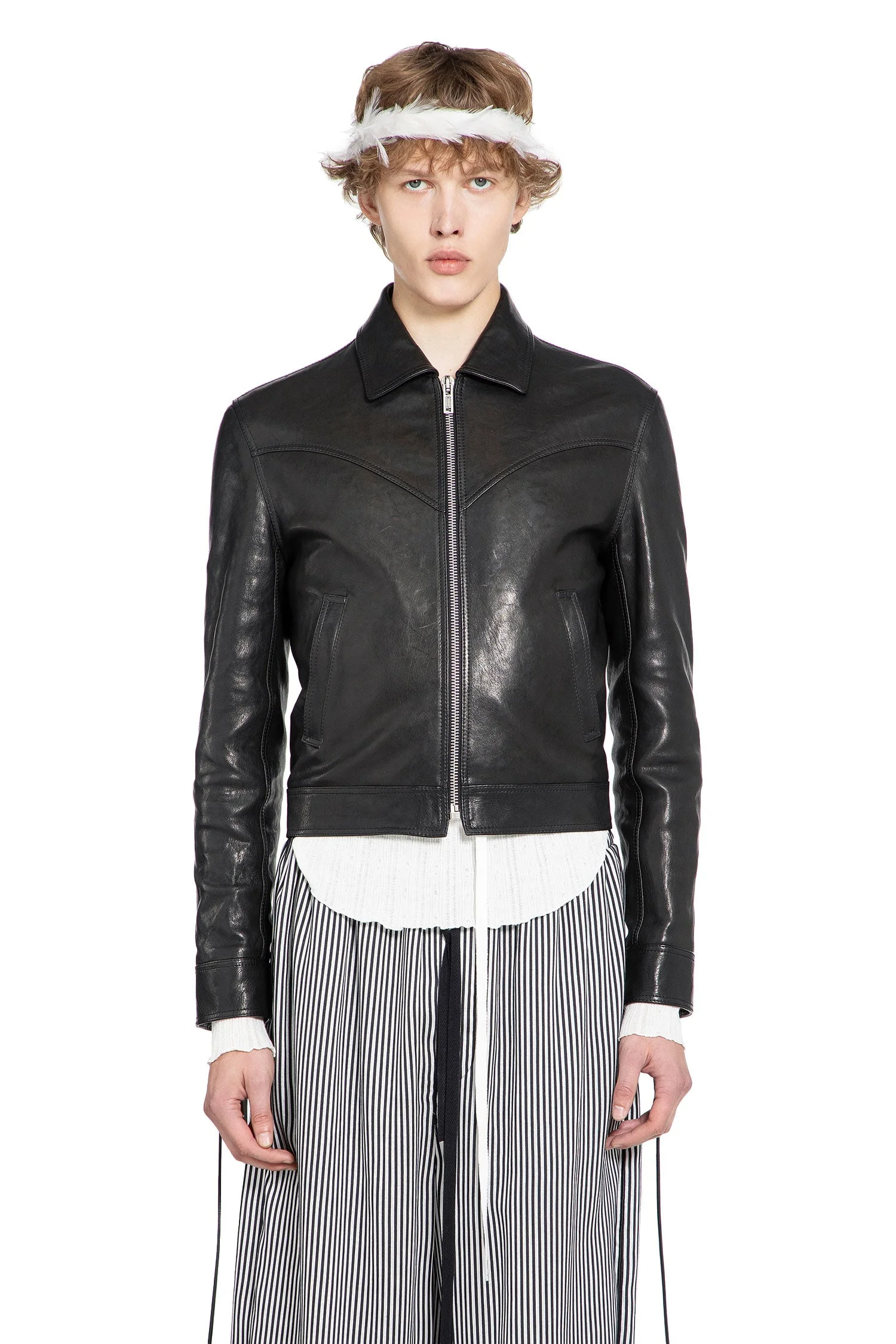 Ulv Western Jacket In Leather - 1