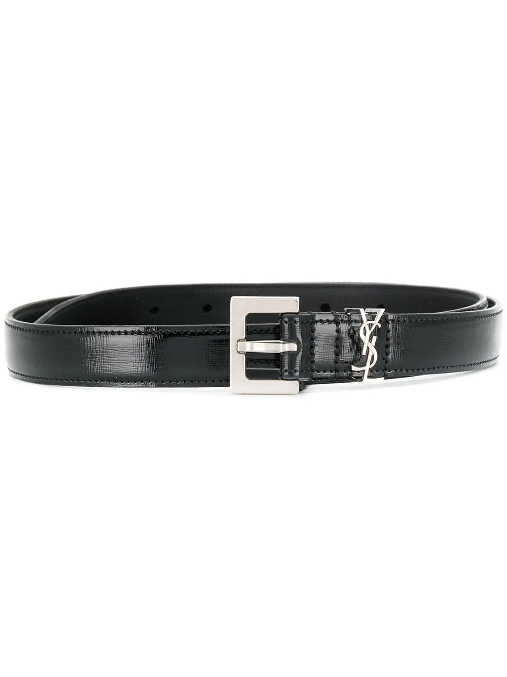 Monogram square-buckle belt - 1