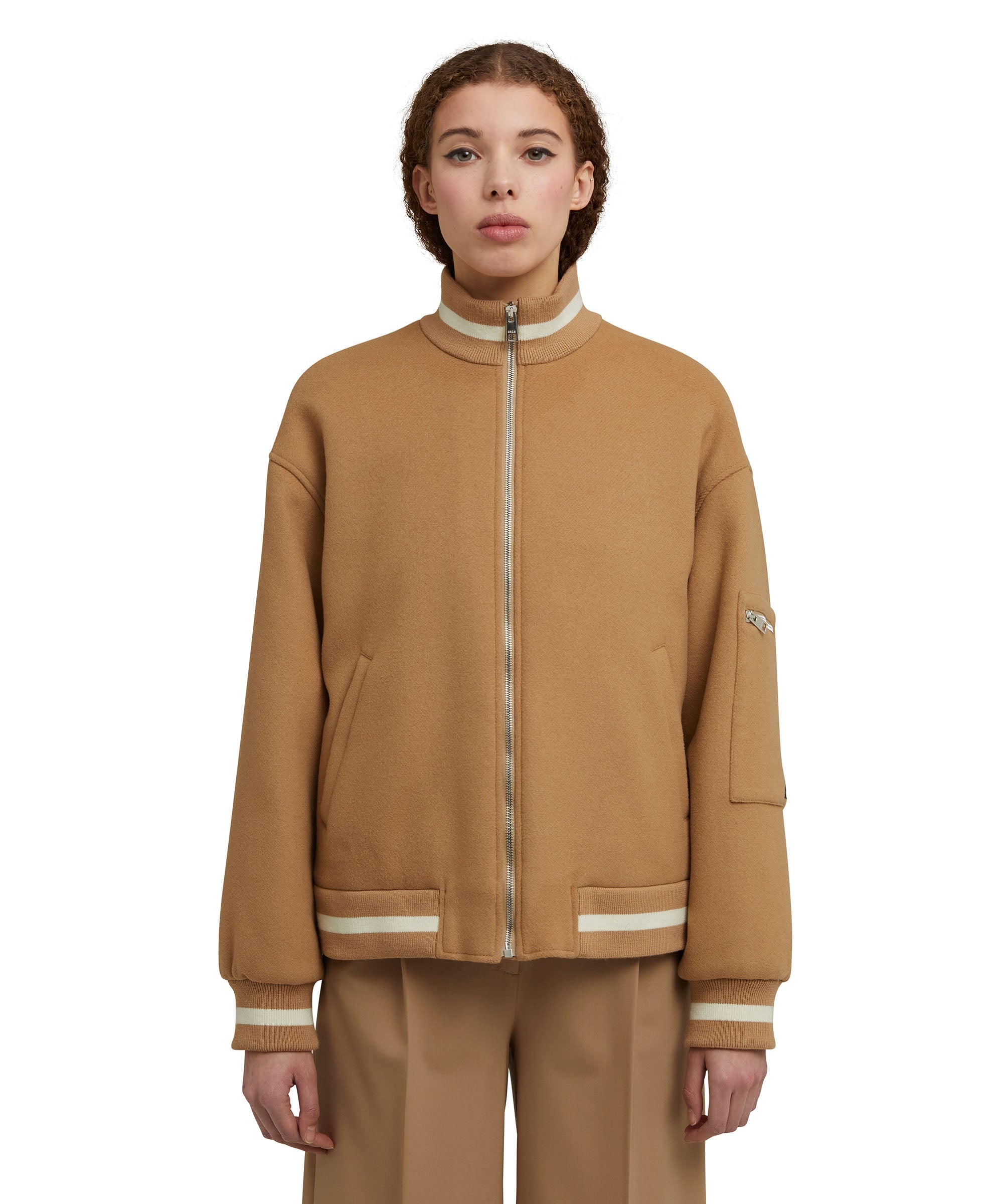 Virgin wool bomber jacket "Wool Felt" - 6