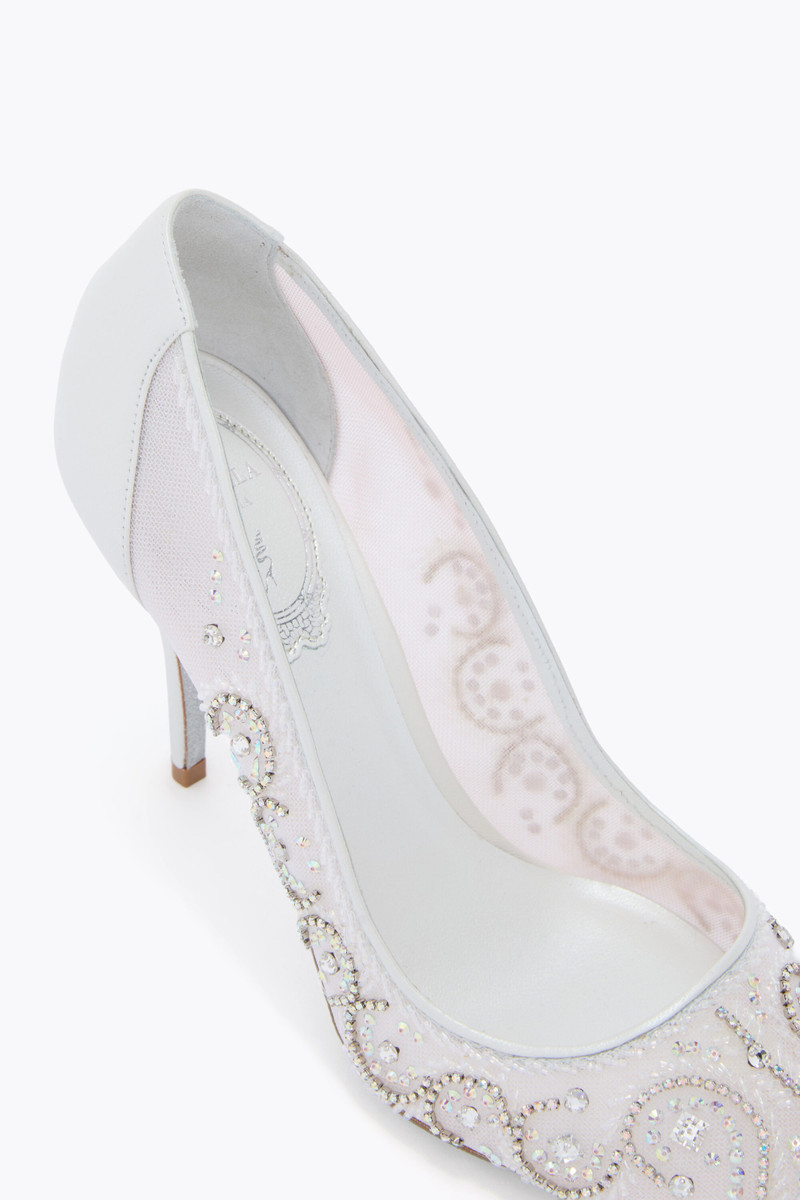 JAHANARA WHITE PUMP 100 5