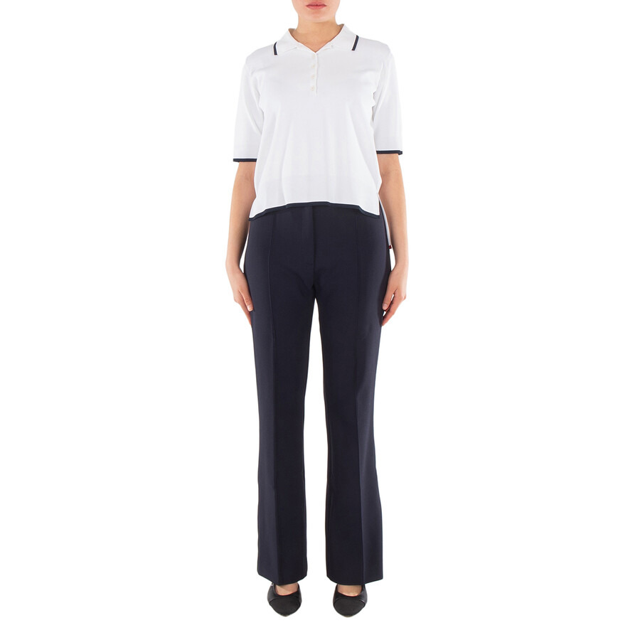 Thom Browne Boxy Viscose Tipping Polo Shirt - 2