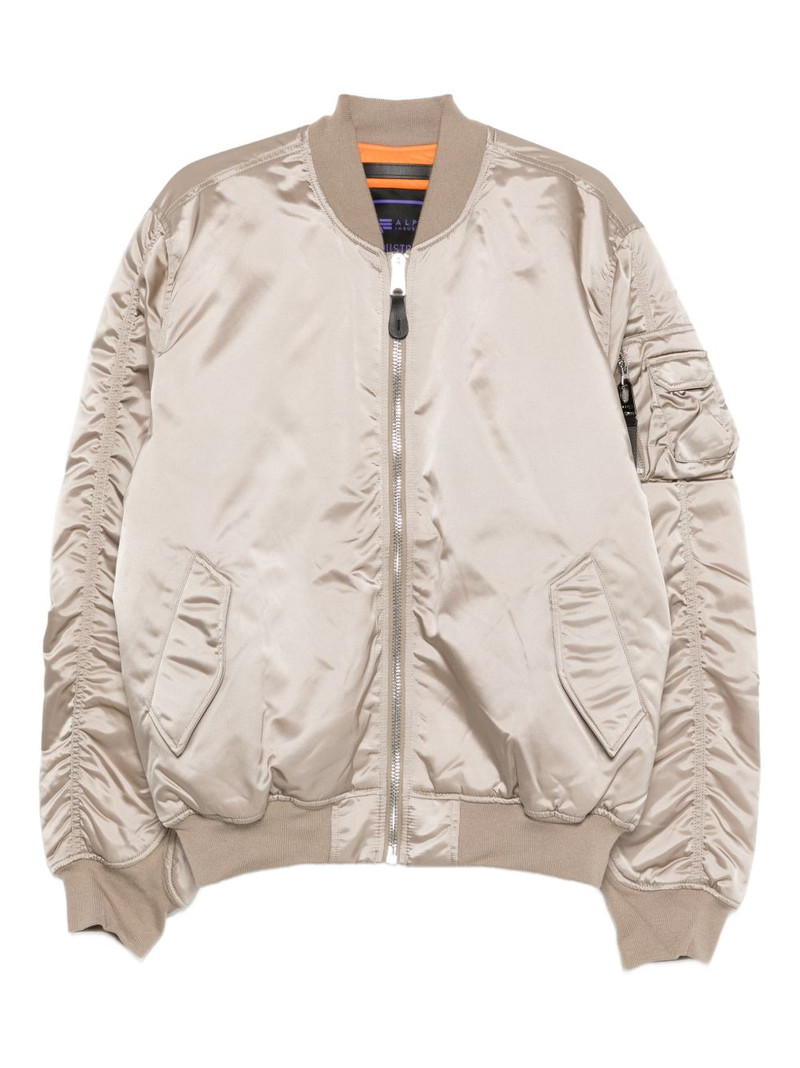 MA-1 zip-fastening bomber jacket 1