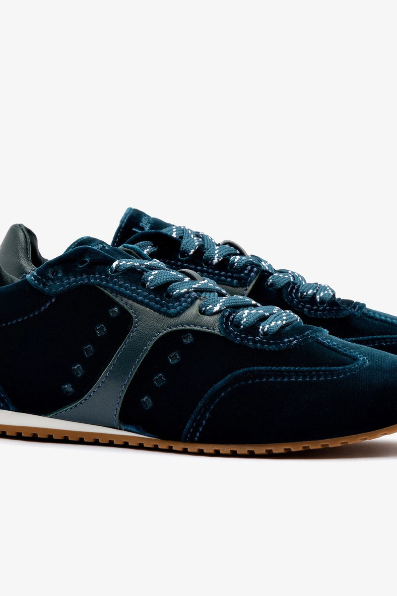 Stella Sneaker In Deepsea Velvet 4