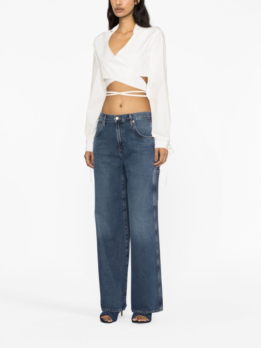 wide-leg jeans - 2