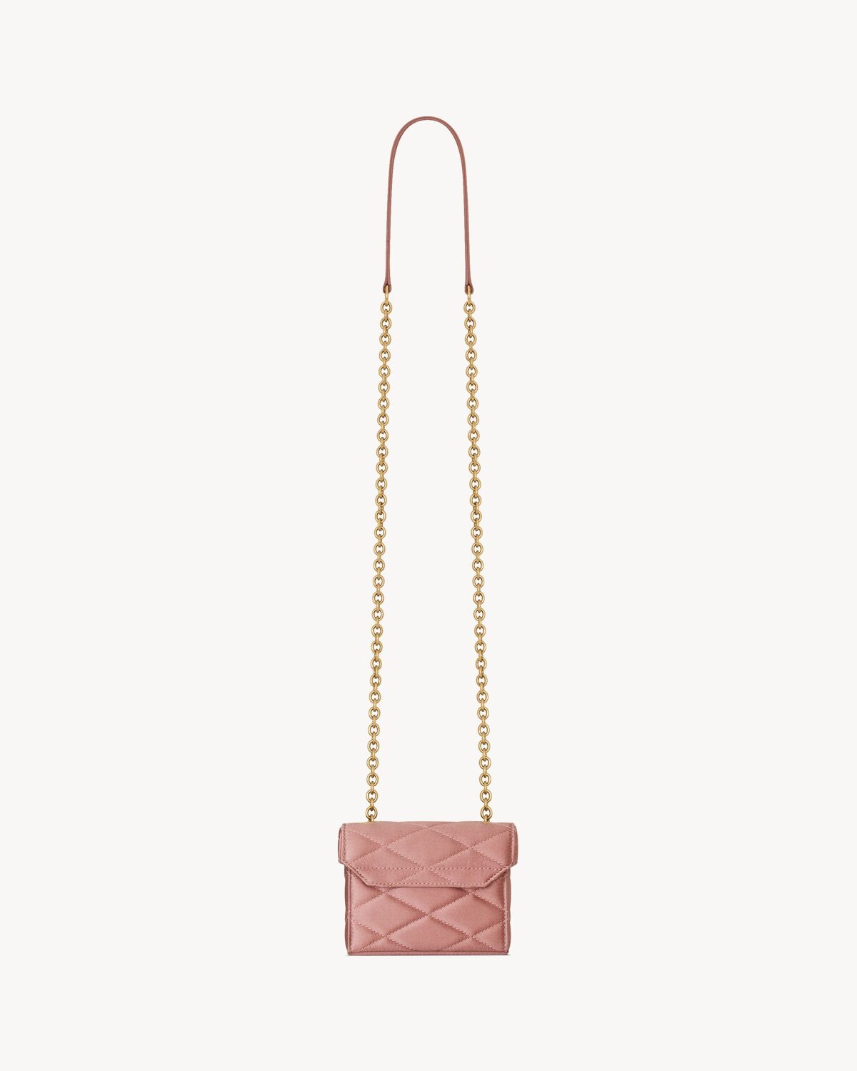 SAINT LAURENT JUNE MICRO BOX BAG IN SATIN | REVERSIBLE