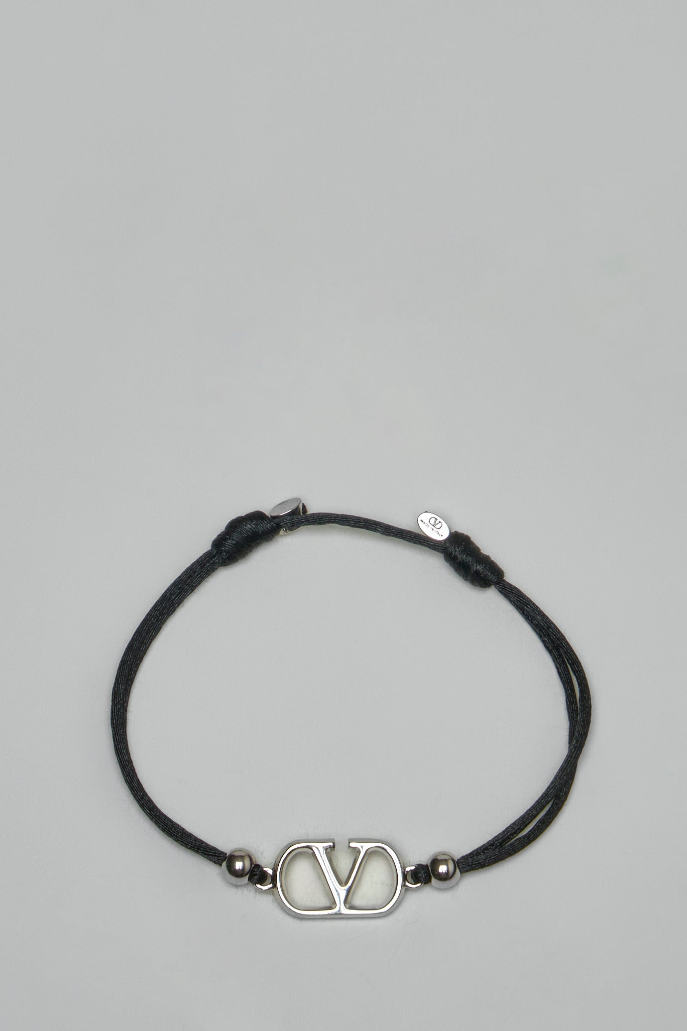 VLogo Signature Leather Bracelet - 1