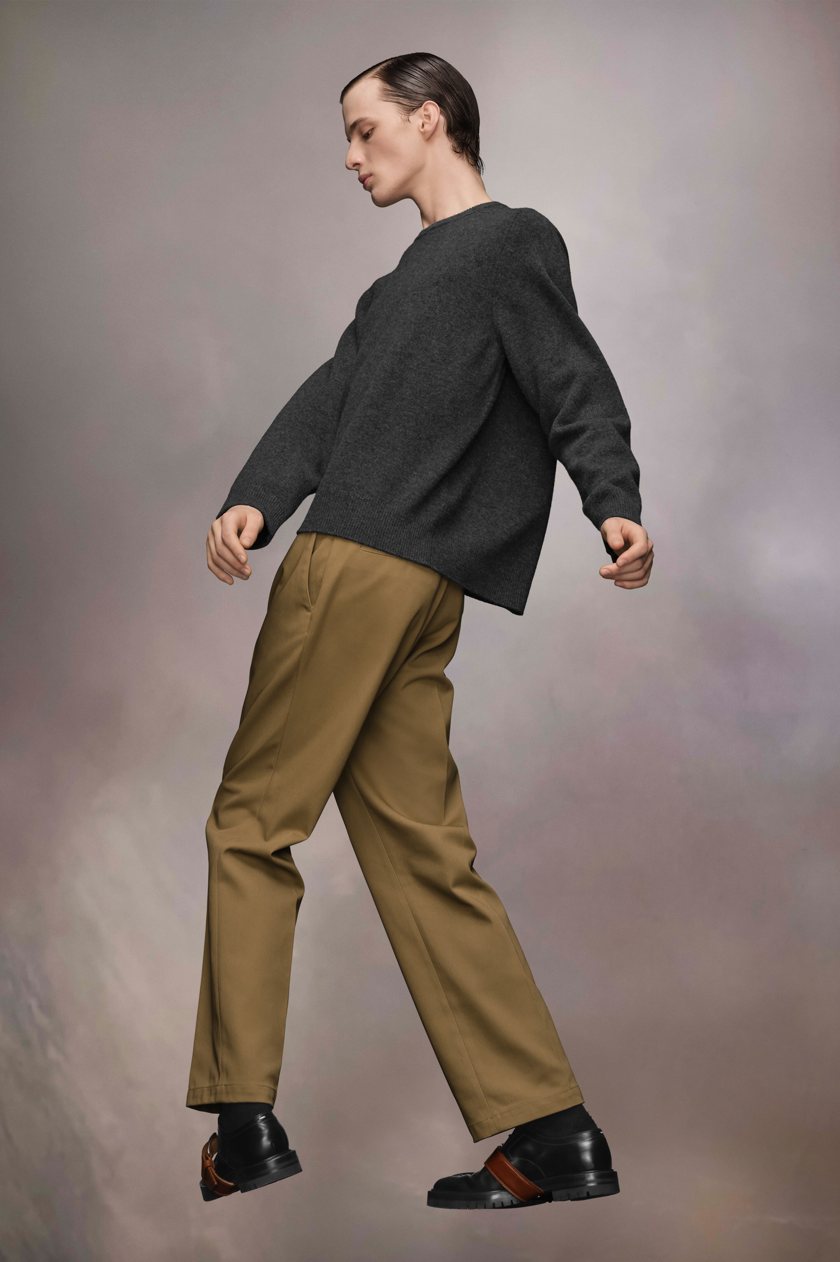 Washed Lambswool Sweater - 4