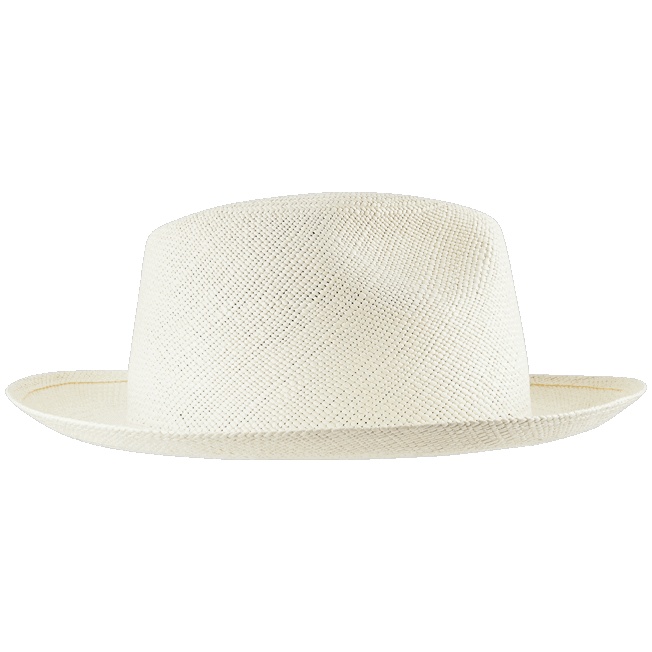 Unisex Natural Straw Panama Hat Solid - 2