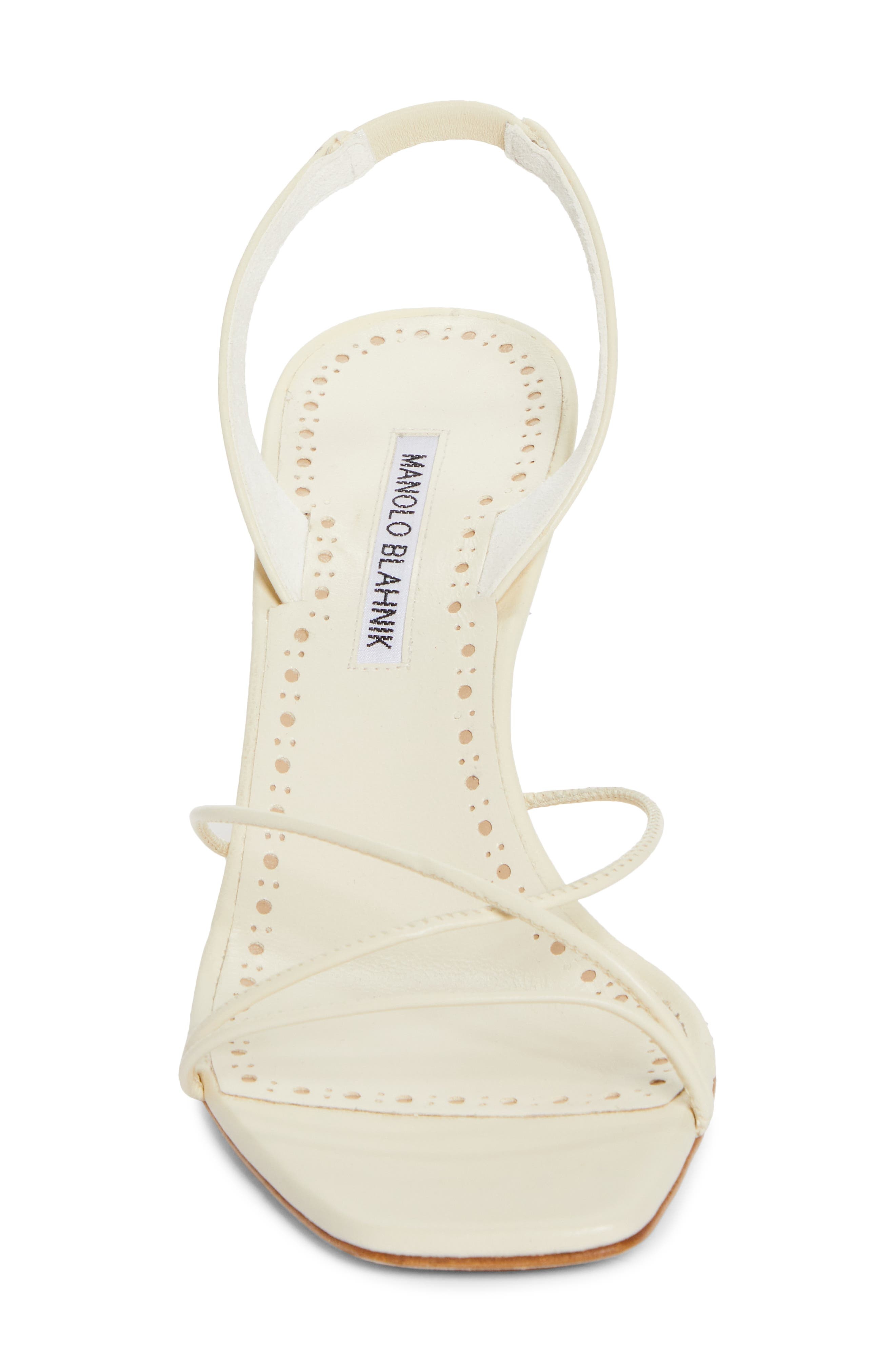 Manolo Blahnik Ninfea Slingback Sandal in Ivory at Nordstrom - 4