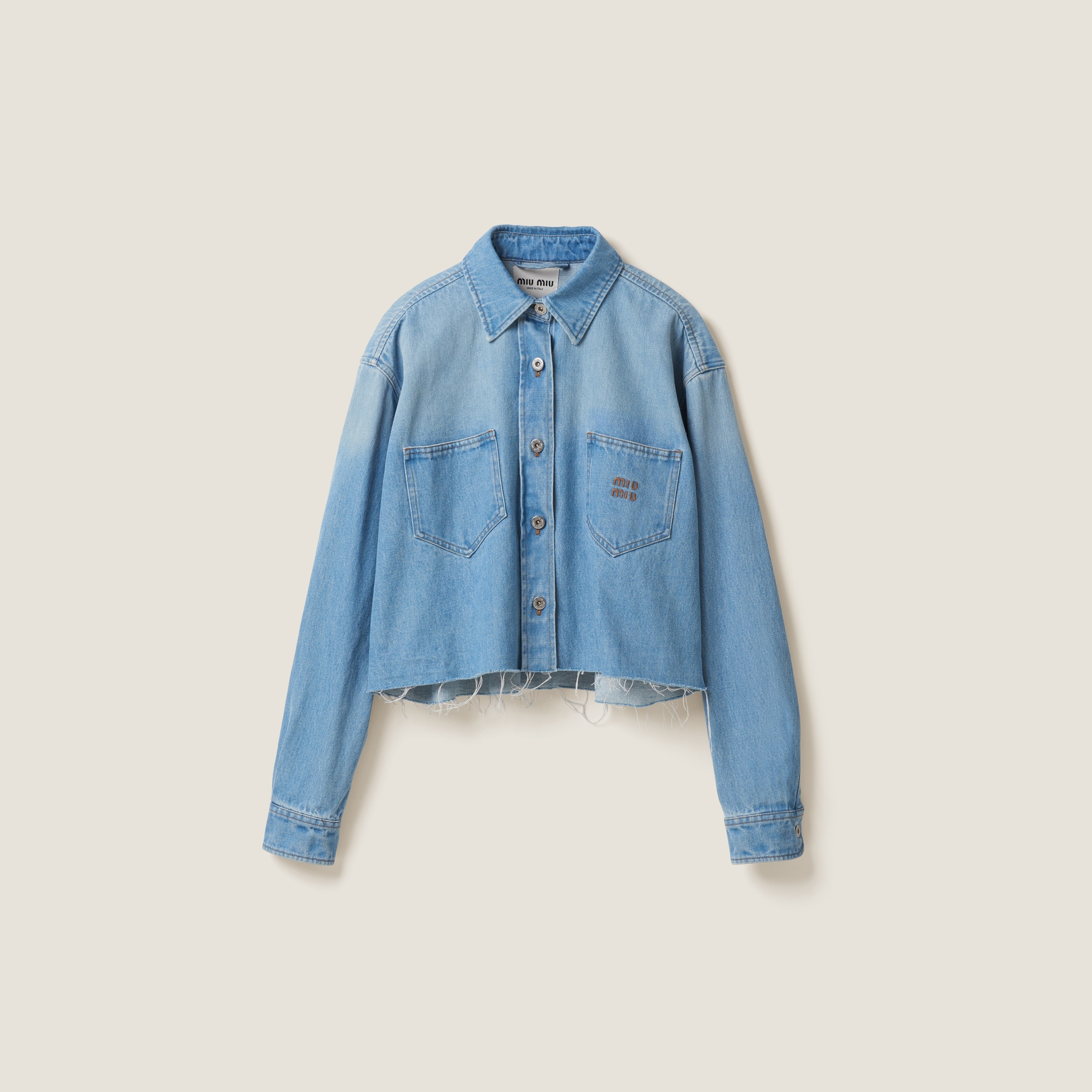 Denim blouson jacket - 1