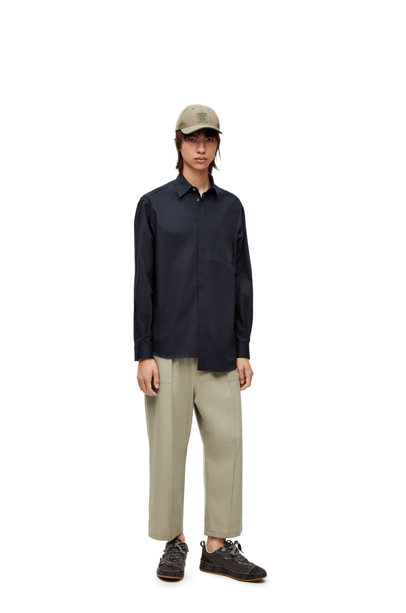 Loewe Asymmetric shirt in cotton outlook