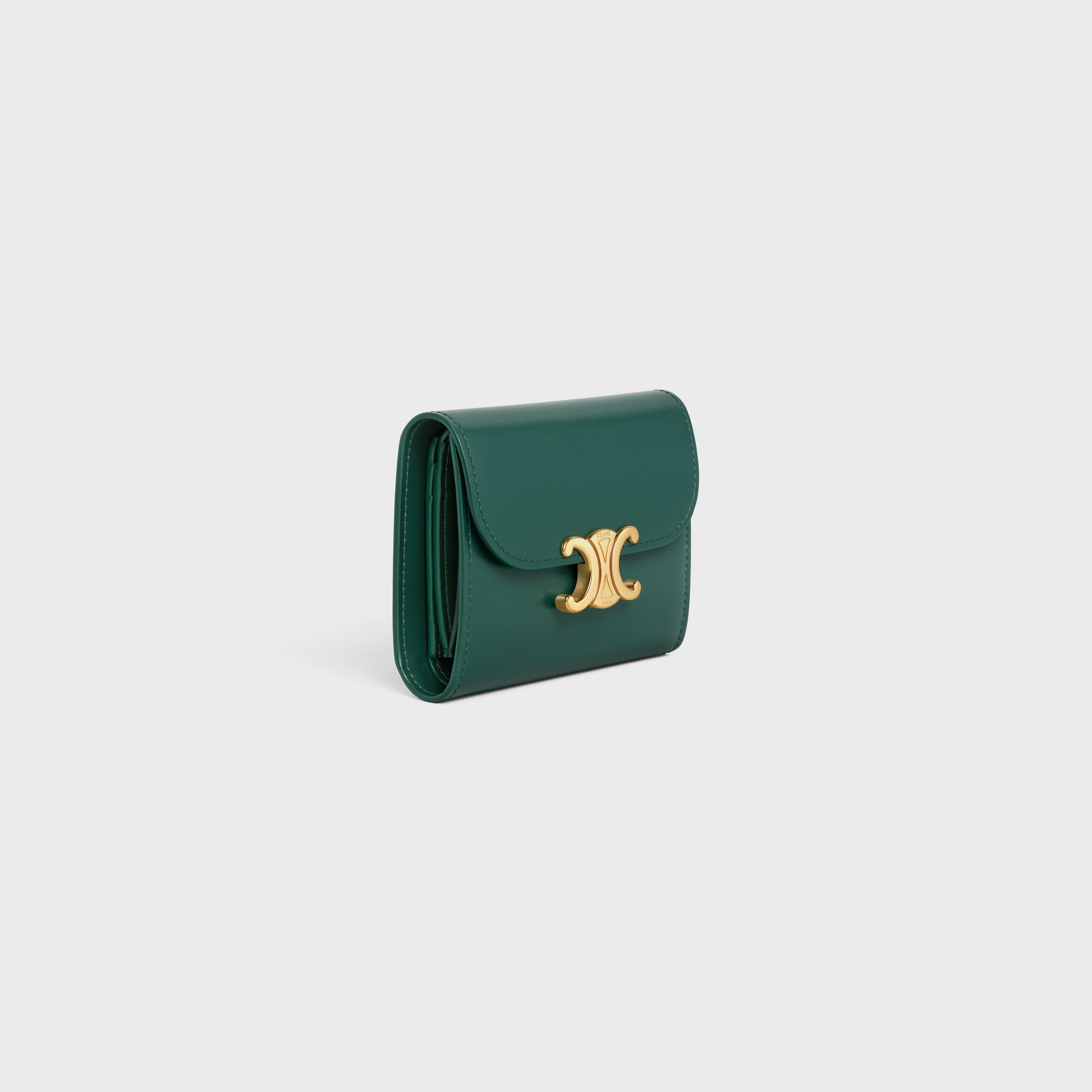 Small Wallet TRIOMPHE in Shiny calfskin - 2