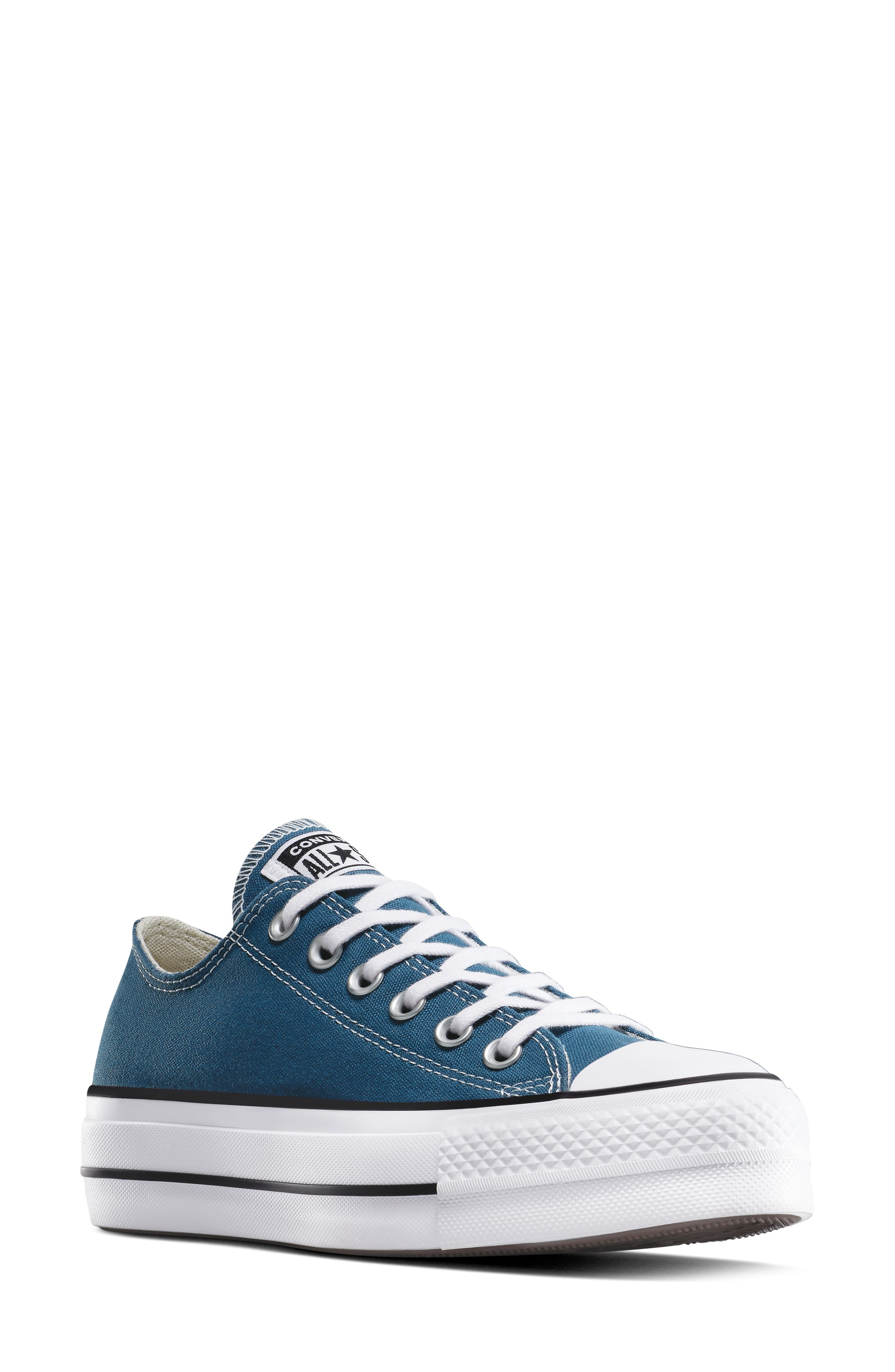 Converse Chuck Taylor® All Star® Platform Sneaker in Slacker Blue/white/black at Nordstrom - 1