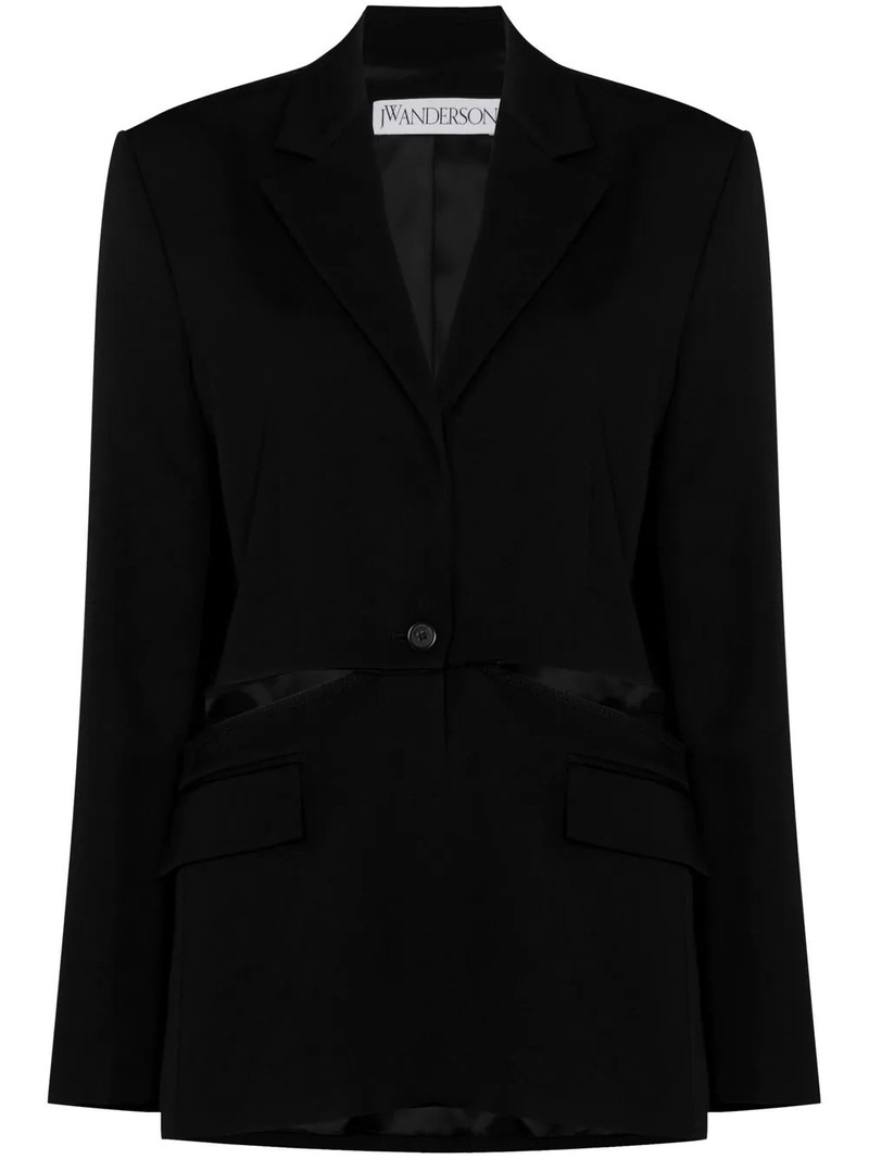 cut-out oversized blazer 1