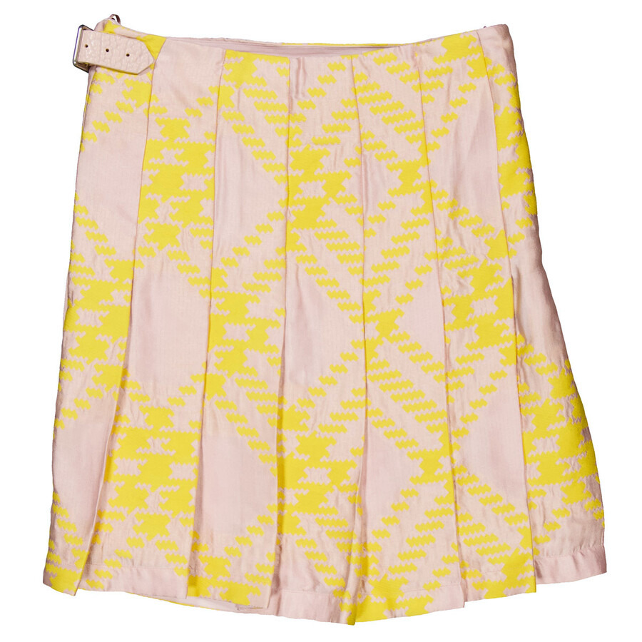 Burberry Pleat Detailing Wrap Skirt - 7