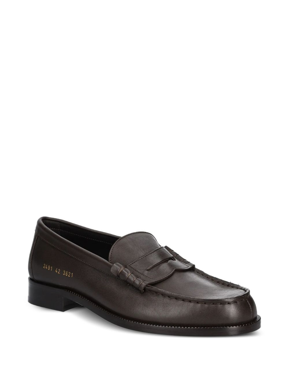 penny leather loafers - 2