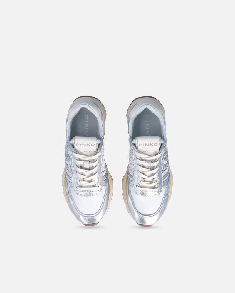 LOGO SNEAKERS WITH SILVER DETAILS 9