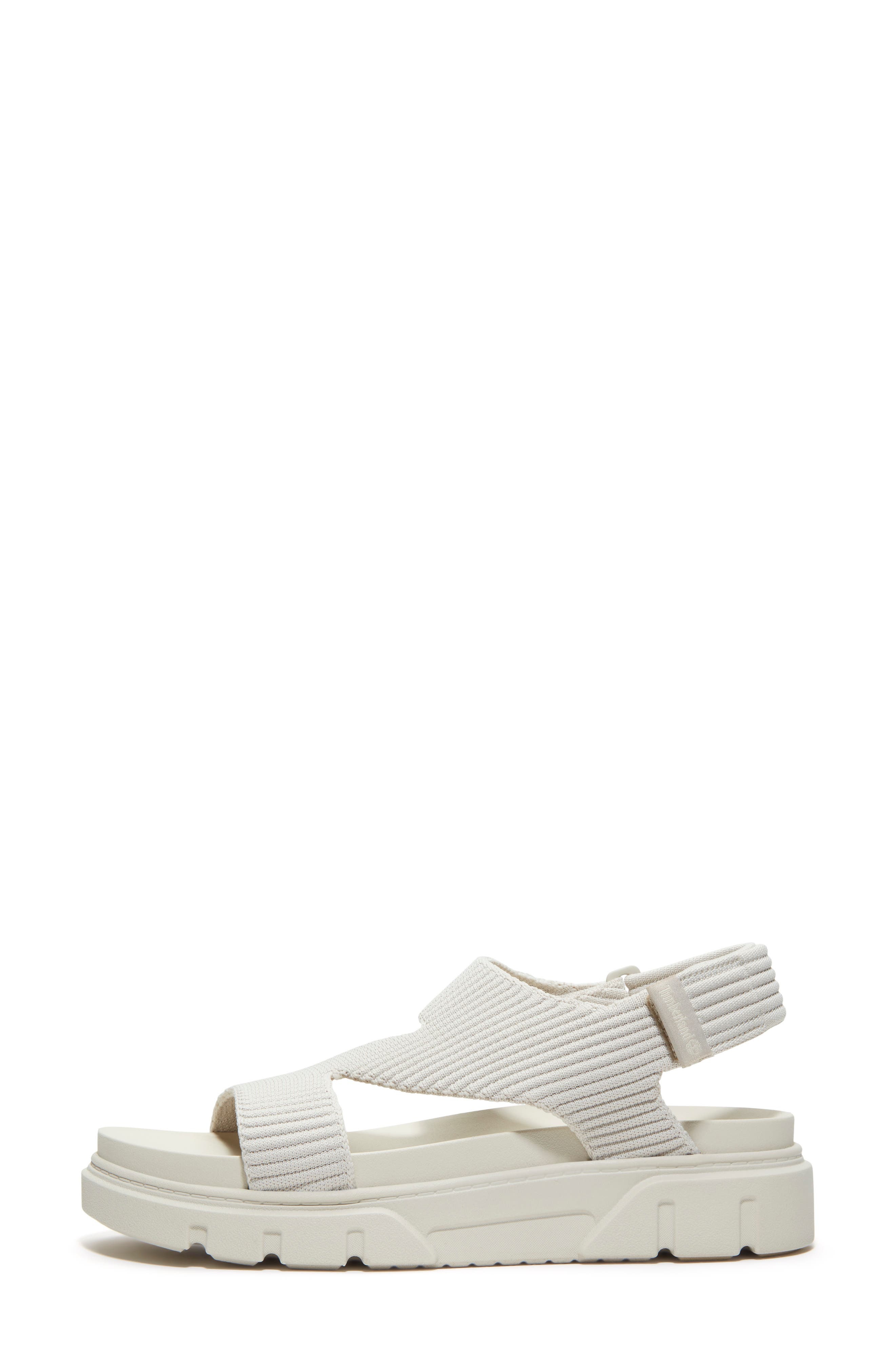 Timberland Greyfield Slingback Sandal in White Knit at Nordstrom - 6