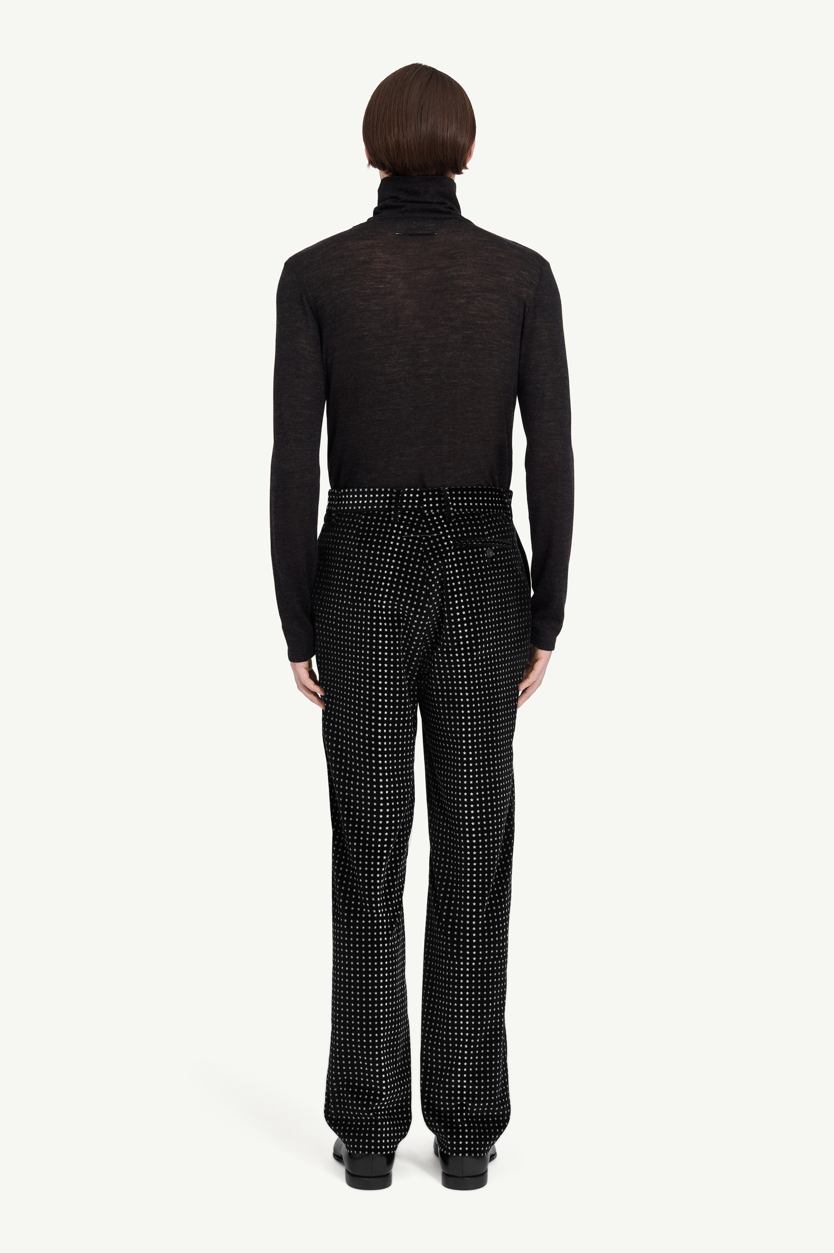Star velvet trousers - 4