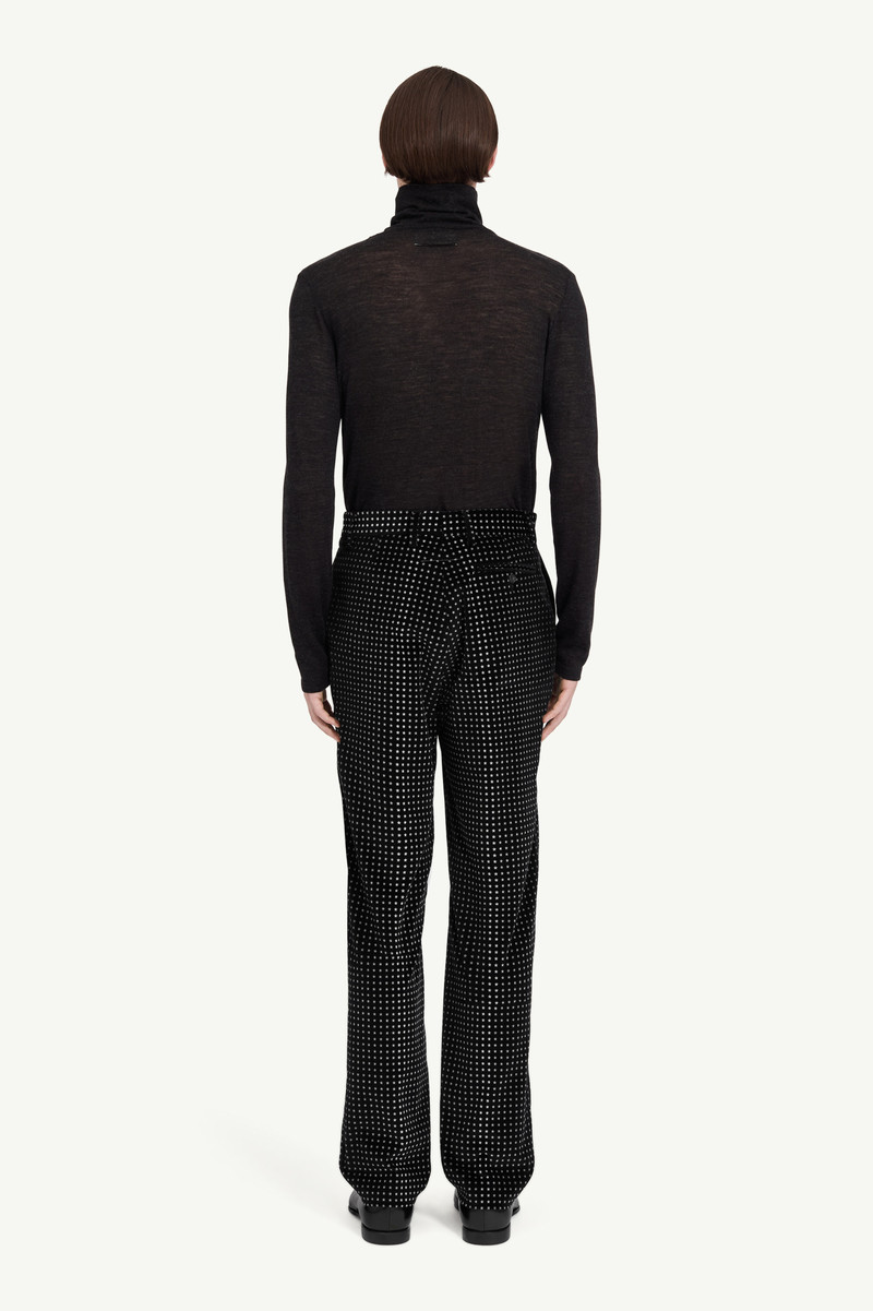 Star velvet trousers 3