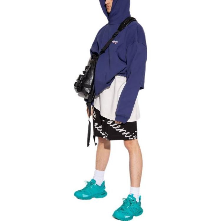 Balenciaga Political Campaign Hoodie 'Blue' 620973TKVI91195 - 2