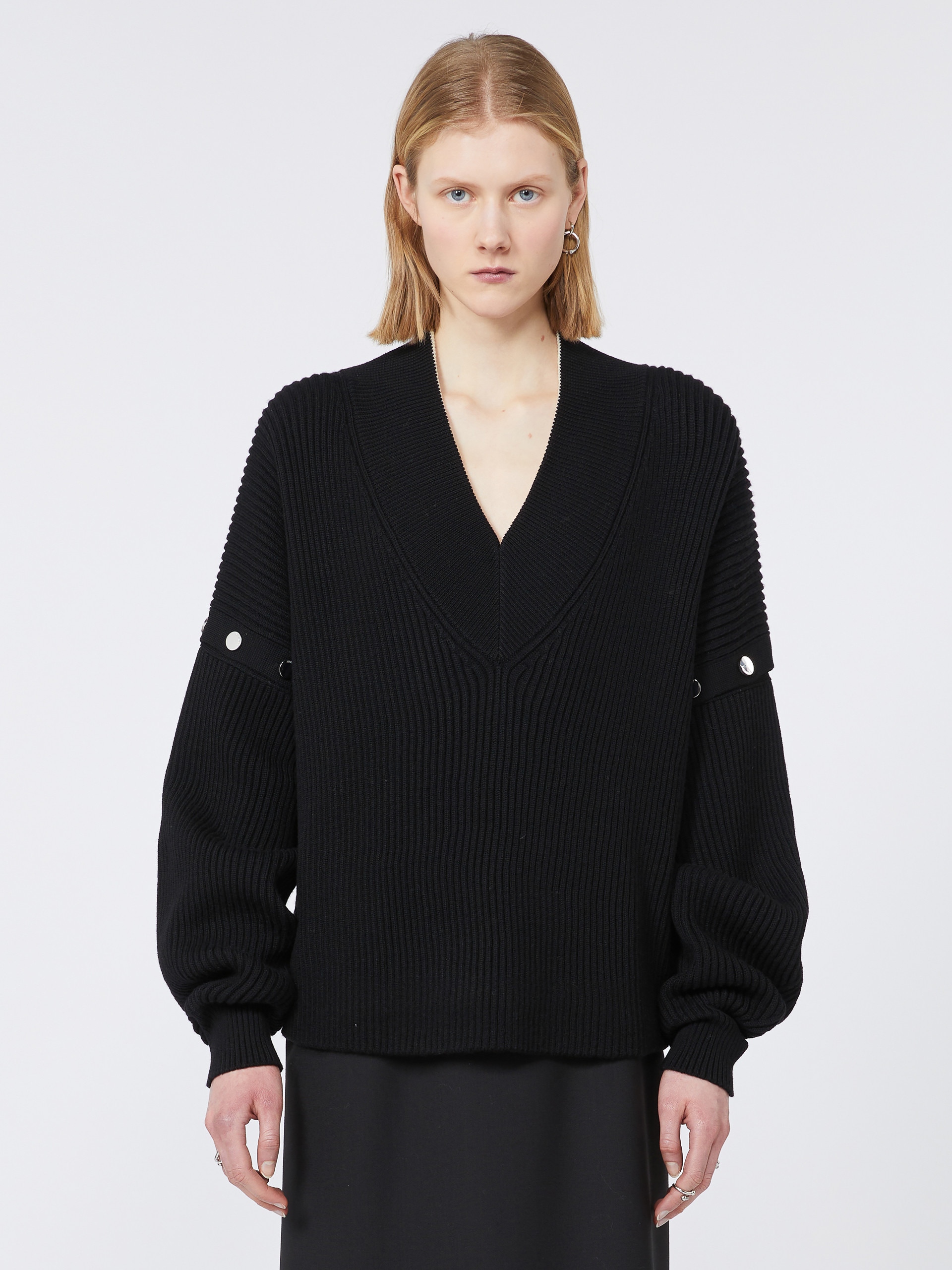 TAY Oversized jumper with detachable sleeves - 3