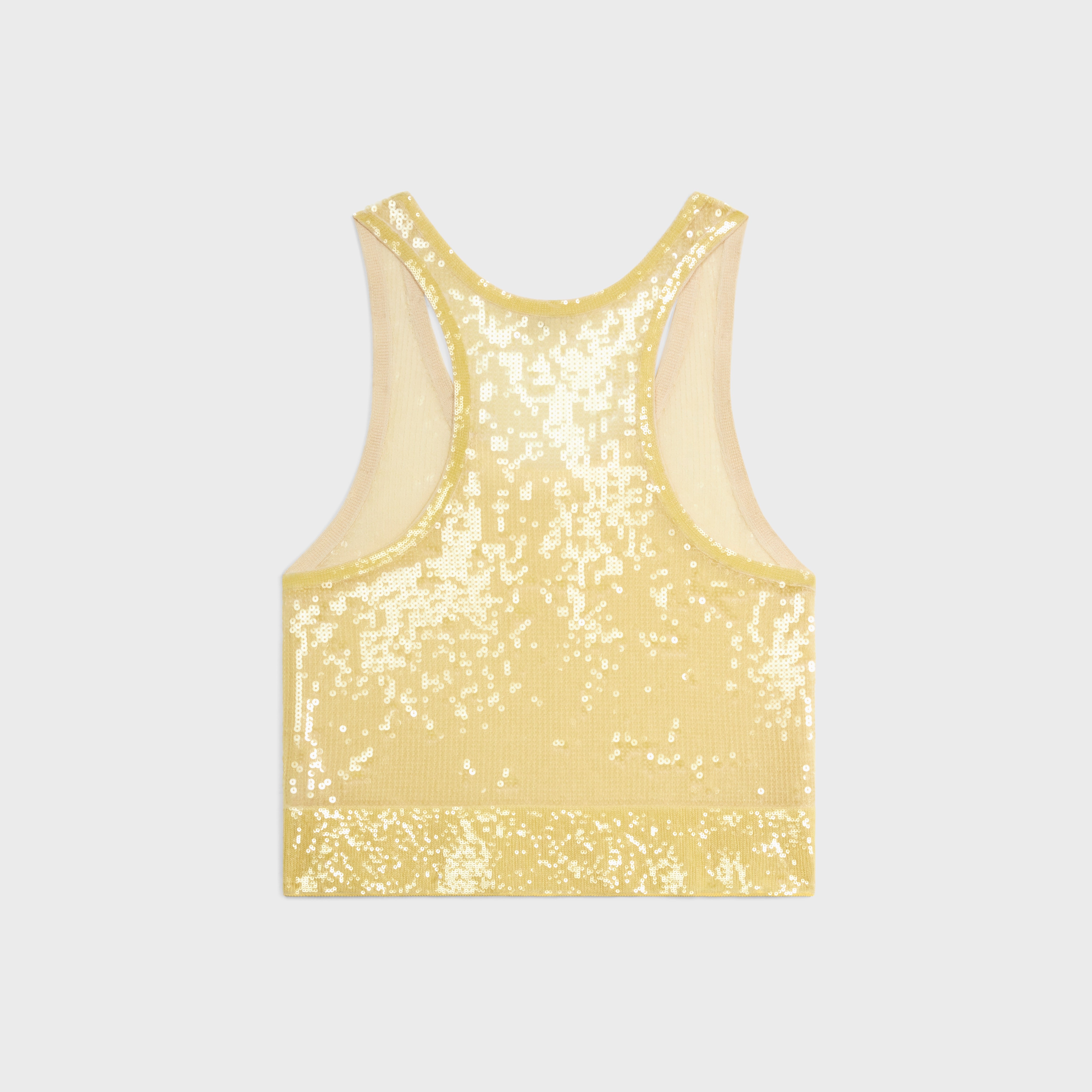 EMBROIDERED TANK TOP IN SILK - 2